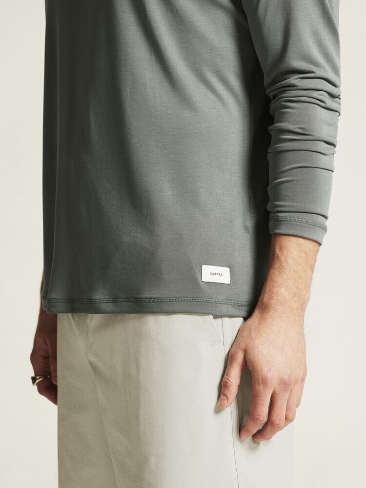 Men's Collective Bi-Blend Longsleeve Tee - Leaf - Image 4