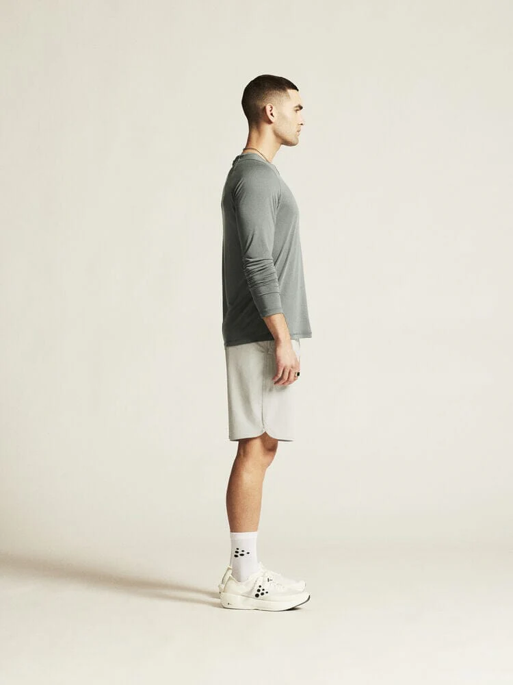 Men's Collective Bi-Blend Longsleeve Tee - Leaf - Image 6