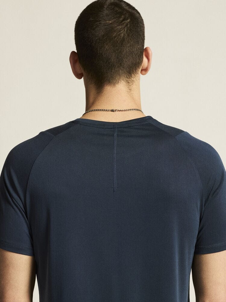 Men's Collective Bi-Blend SS Tee - Blaze/Blaze - Image 3