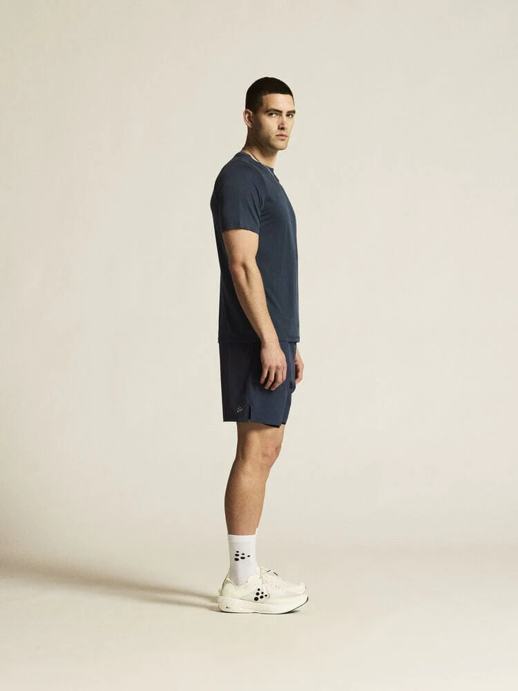 Men's Collective Bi-Blend SS Tee - Blaze/Blaze - Image 5