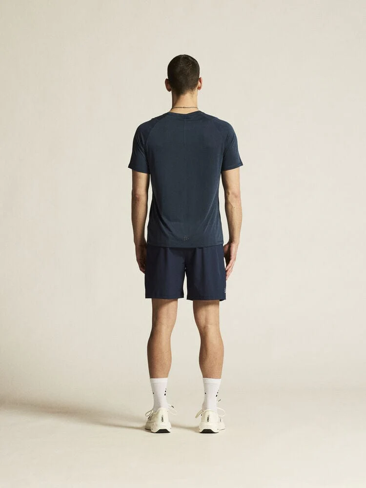 Men's Collective Bi-Blend SS Tee - Blaze/Blaze - Image 6