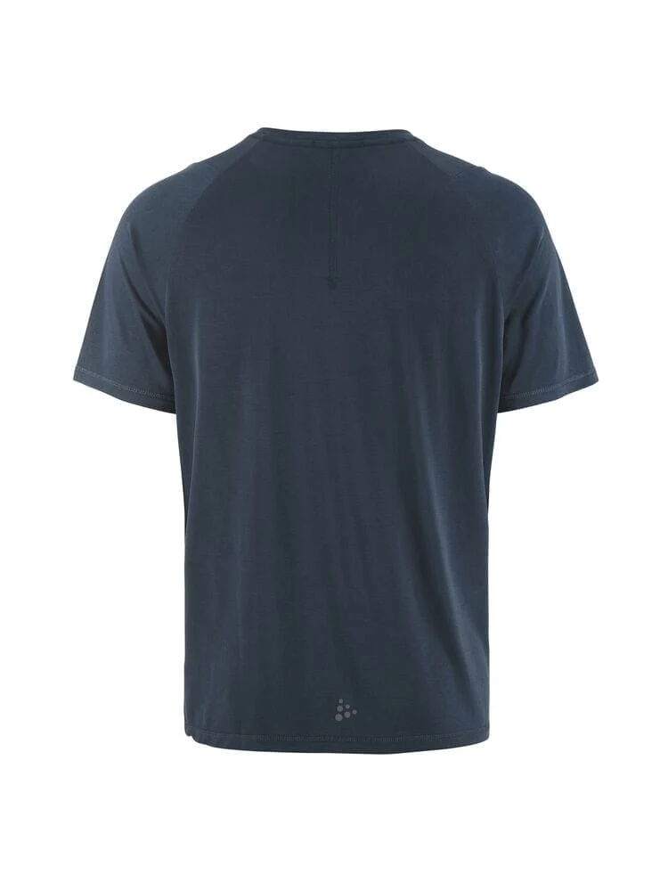 Men's Collective Bi-Blend SS Tee - Blaze/Blaze - Image 8