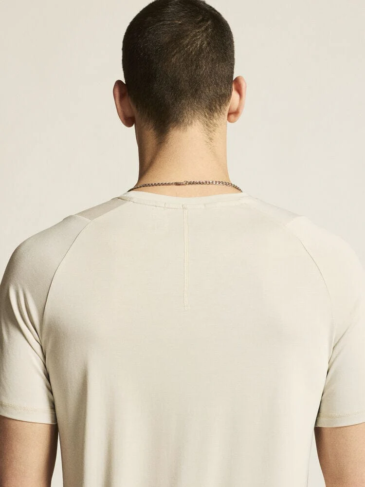 Men's Collective Bi-Blend SS Tee - Plaster - Image 4