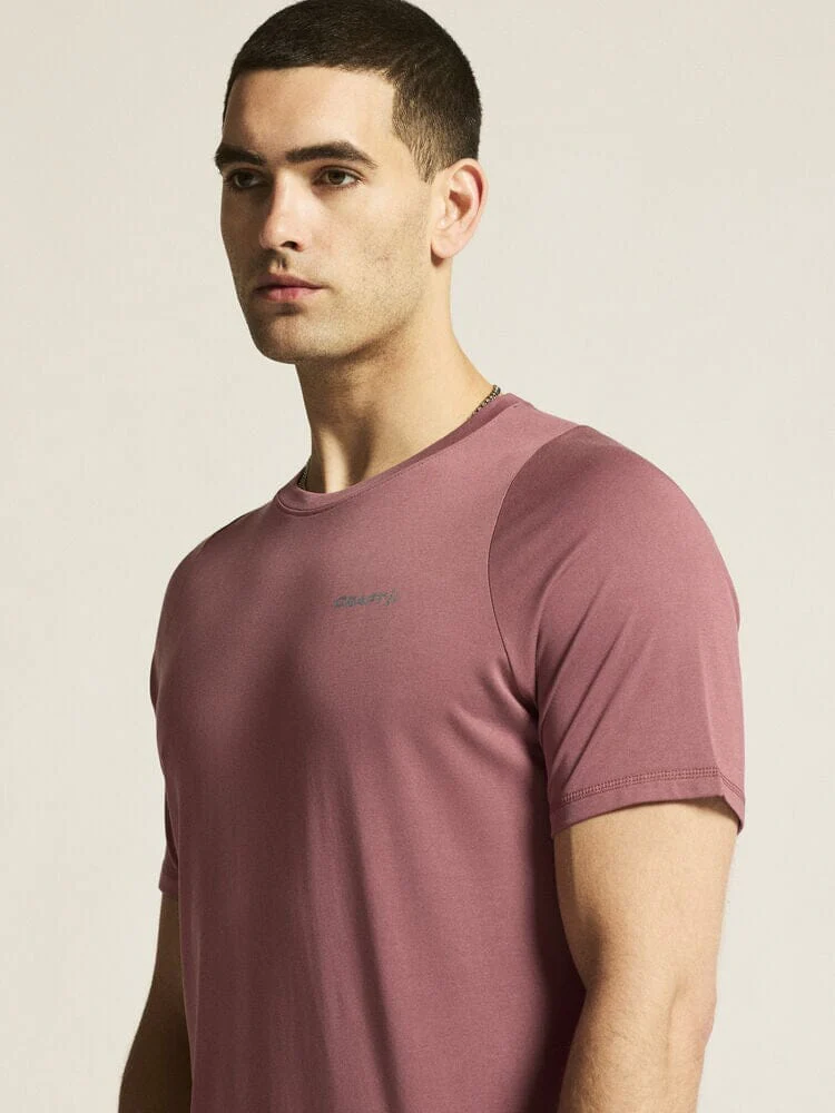 Men's Collective Bi-Blend SS Tee - Rose Brown - Image 3