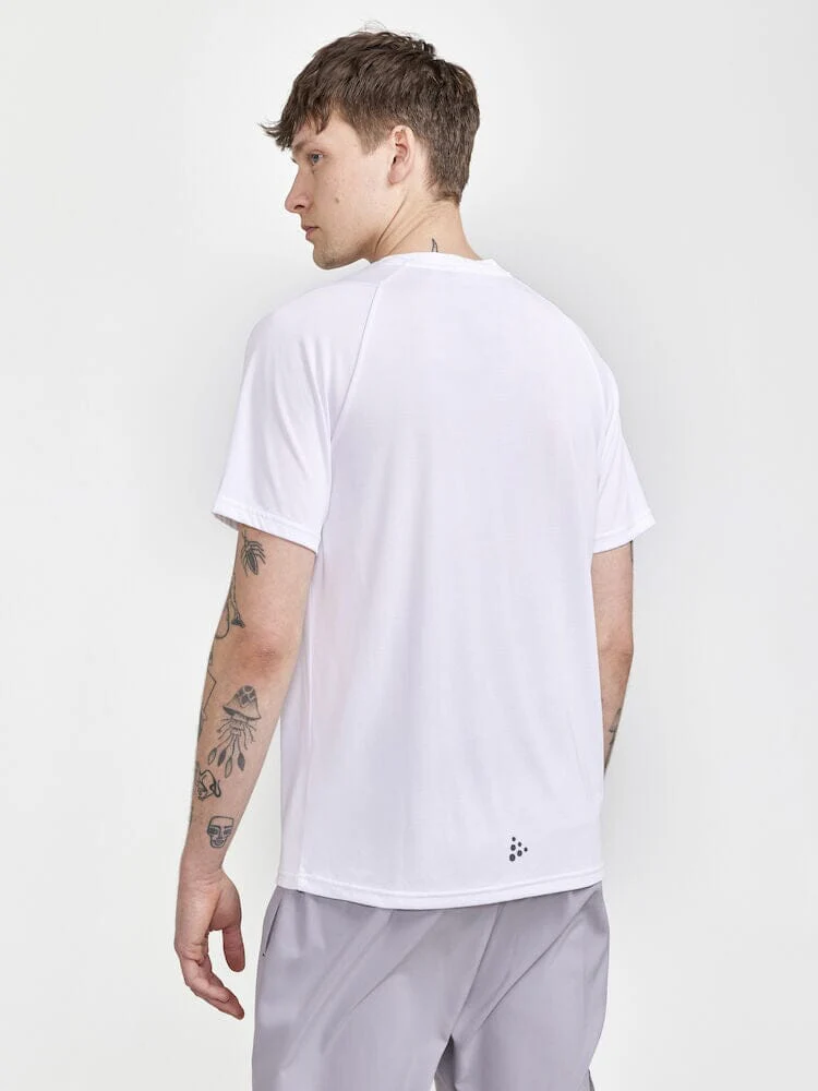 Men's Collective Bi-Blend SS Tee - WHITE - Image 2