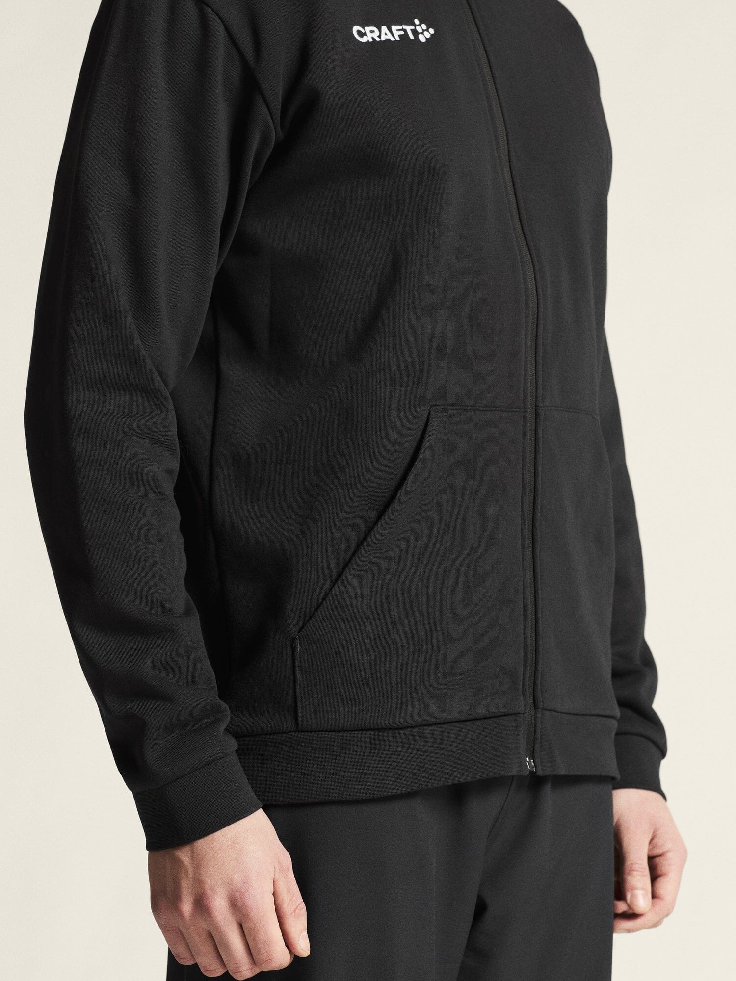 Men's Community 2.0 Logo Full-Zip Hoodie - Black - Image 4