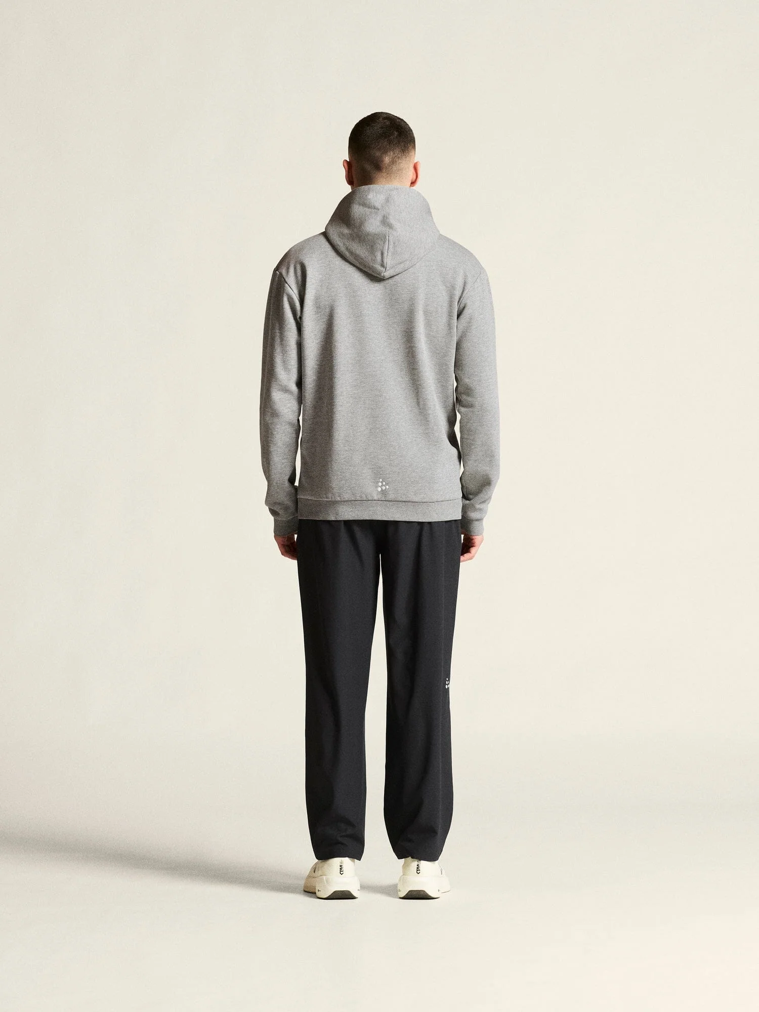 Men's Community 2.0 Logo Full-Zip Hoodie - Grey Melange - Image 6