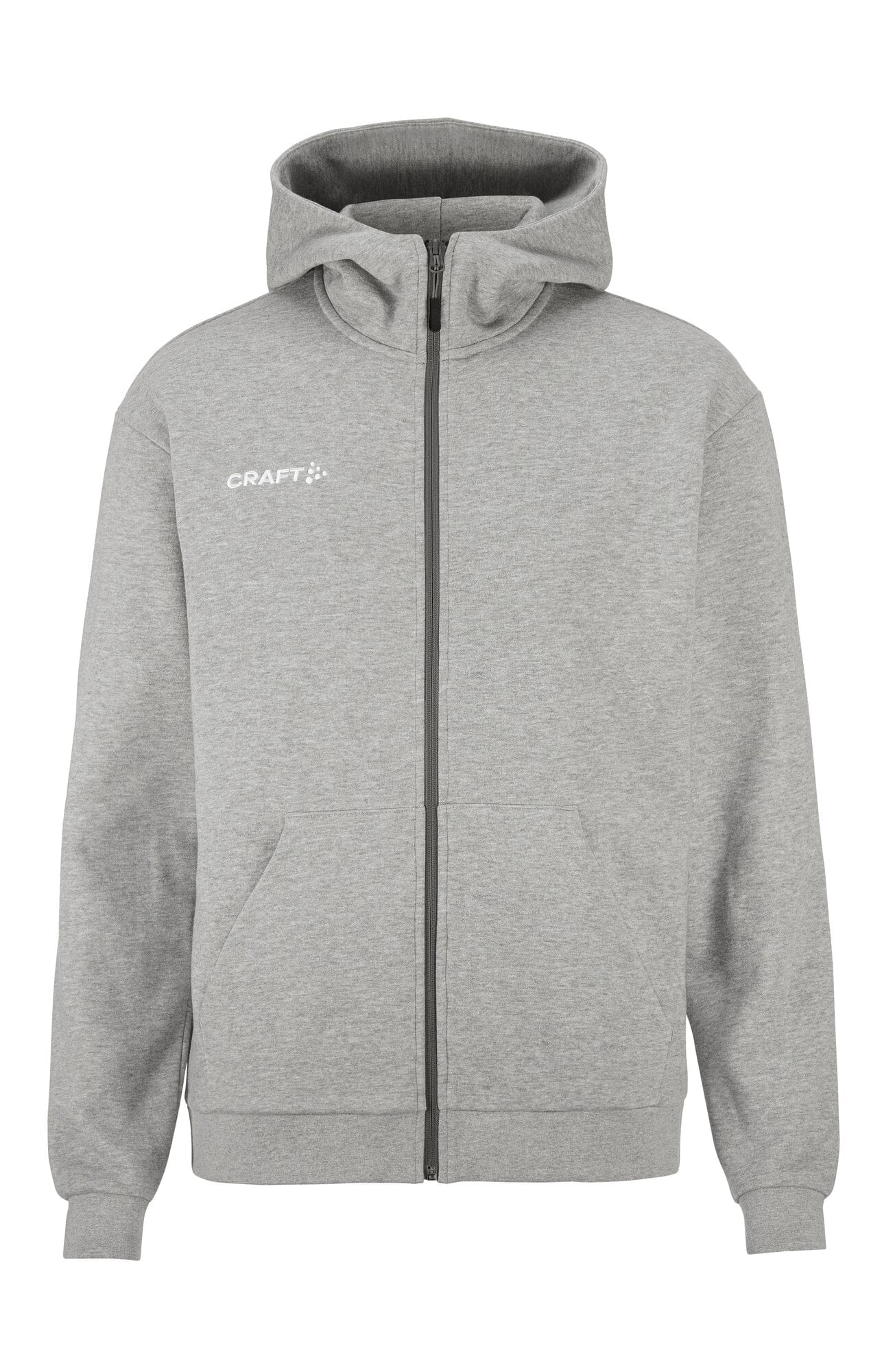 Men's Community 2.0 Logo Full-Zip Hoodie - Grey Melange - Image 8