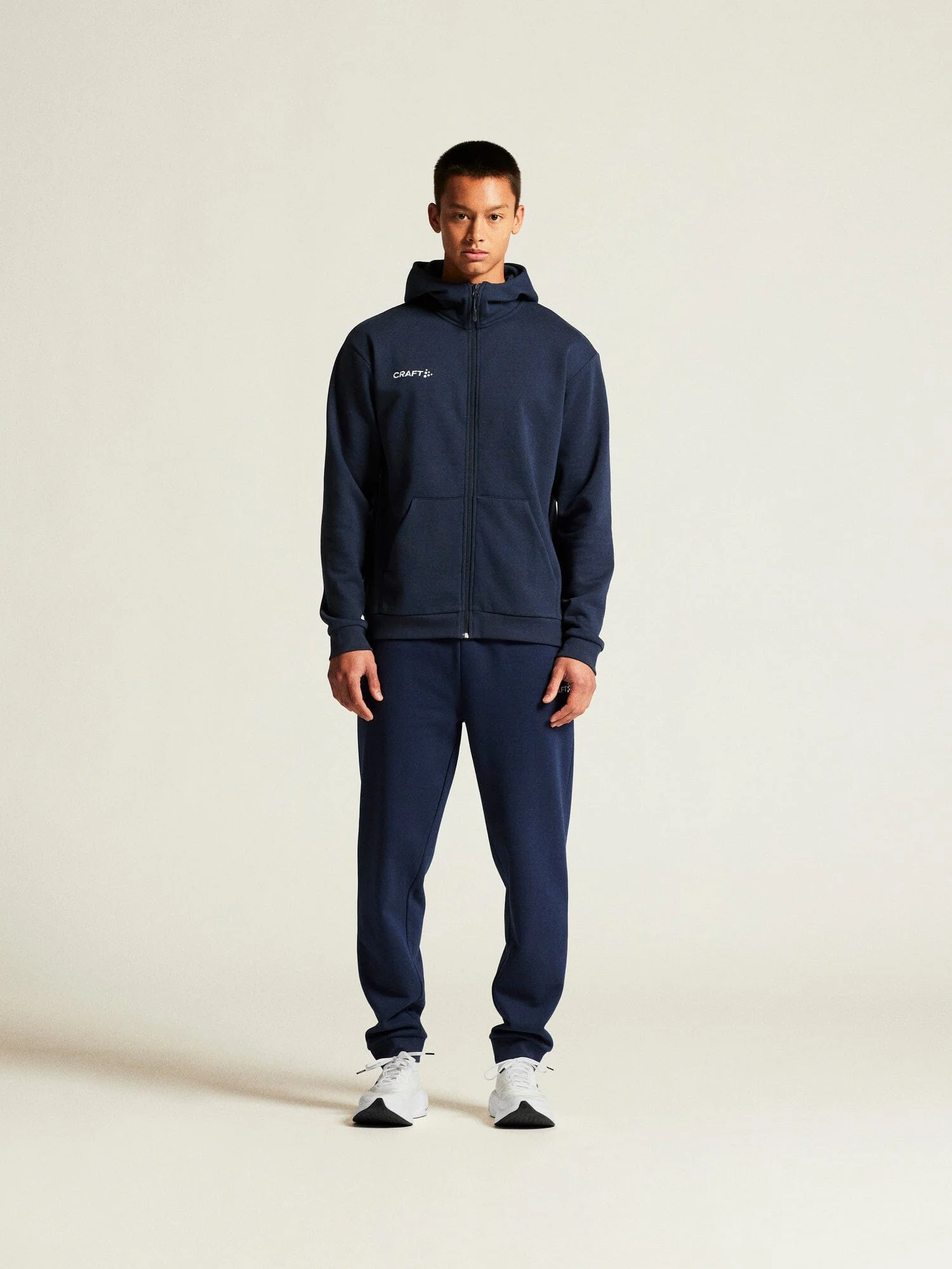 Men's Community 2.0 Logo Full-Zip Hoodie - Navy
