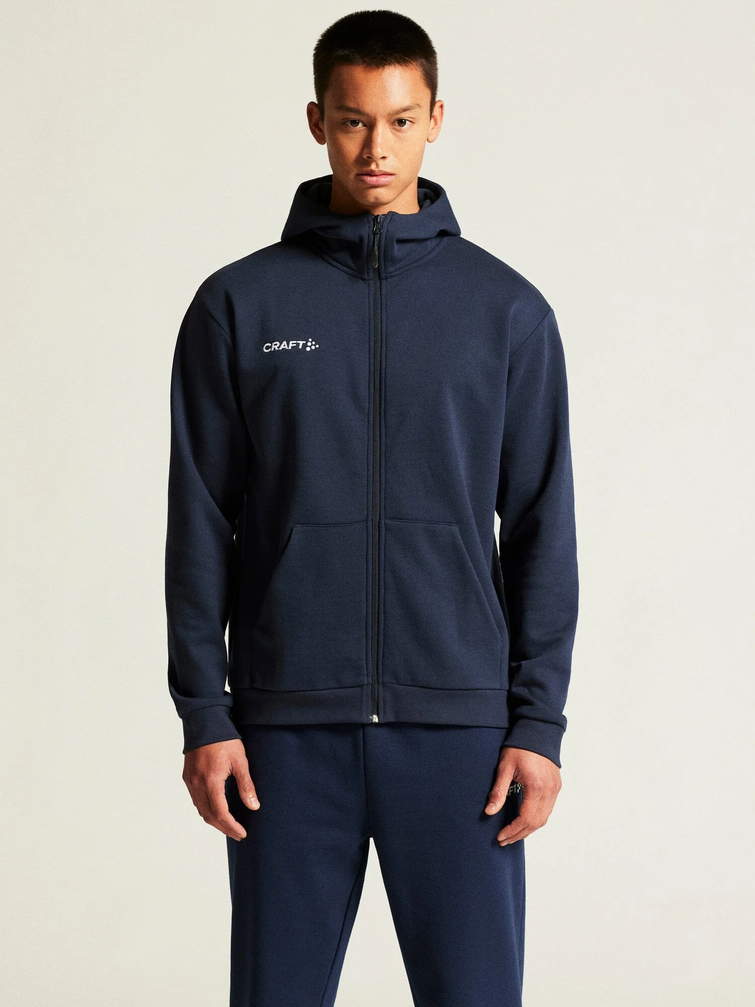 Men's Community 2.0 Logo Full-Zip Hoodie - Navy - Image 2