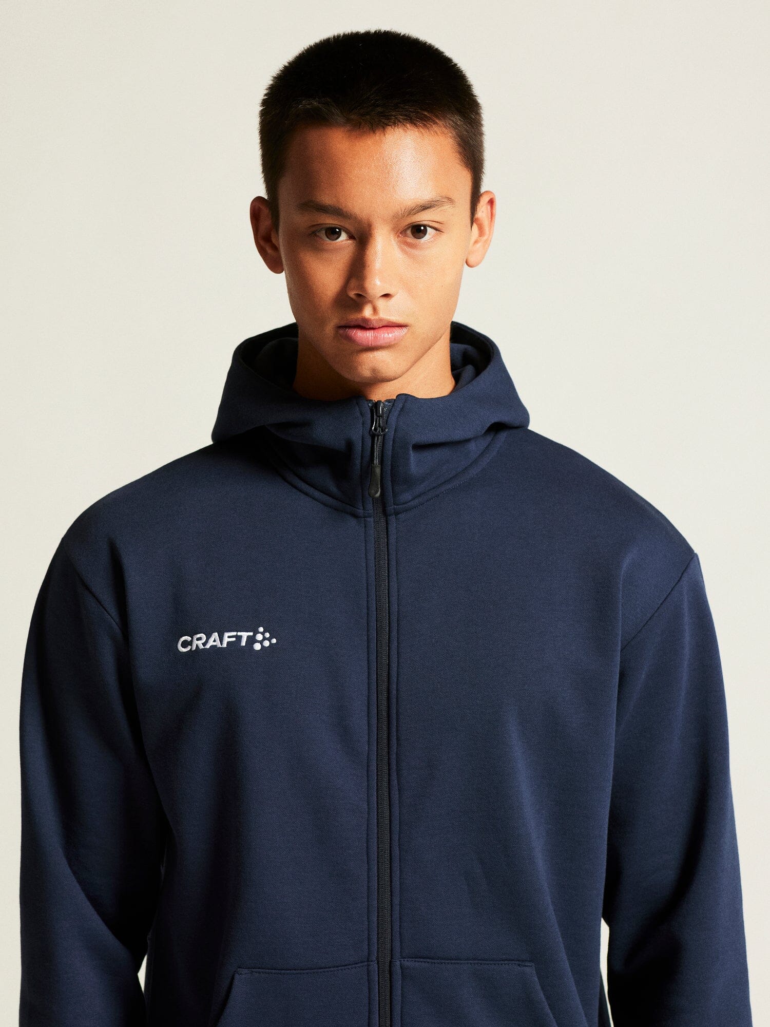 Men's Community 2.0 Logo Full-Zip Hoodie - Navy - Image 3