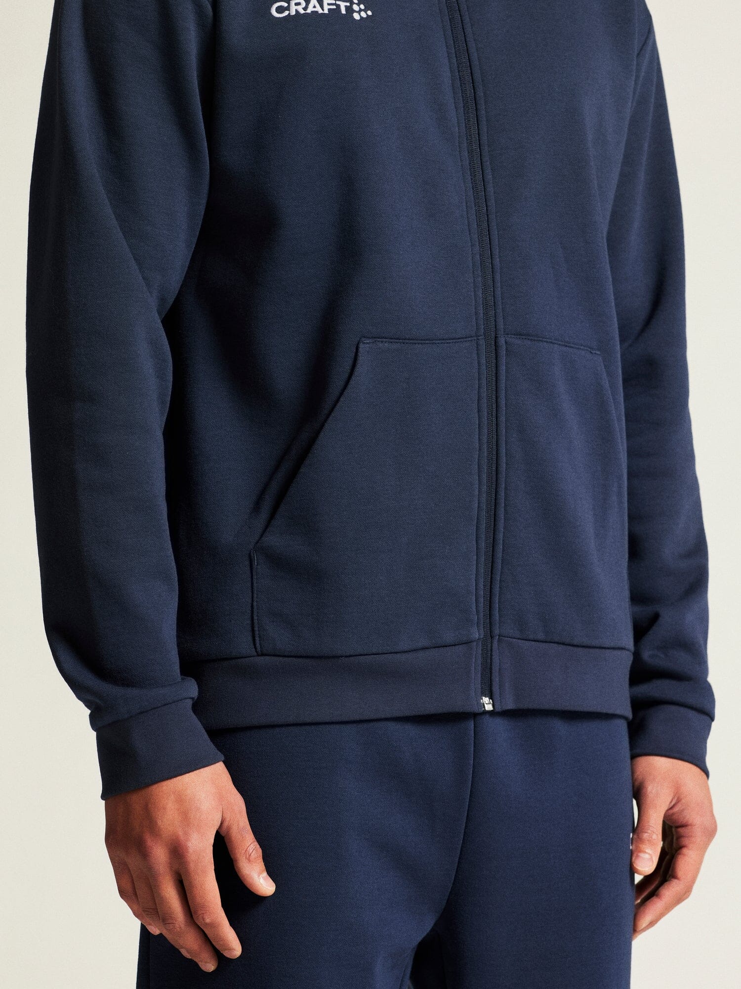 Men's Community 2.0 Logo Full-Zip Hoodie - Navy - Image 4