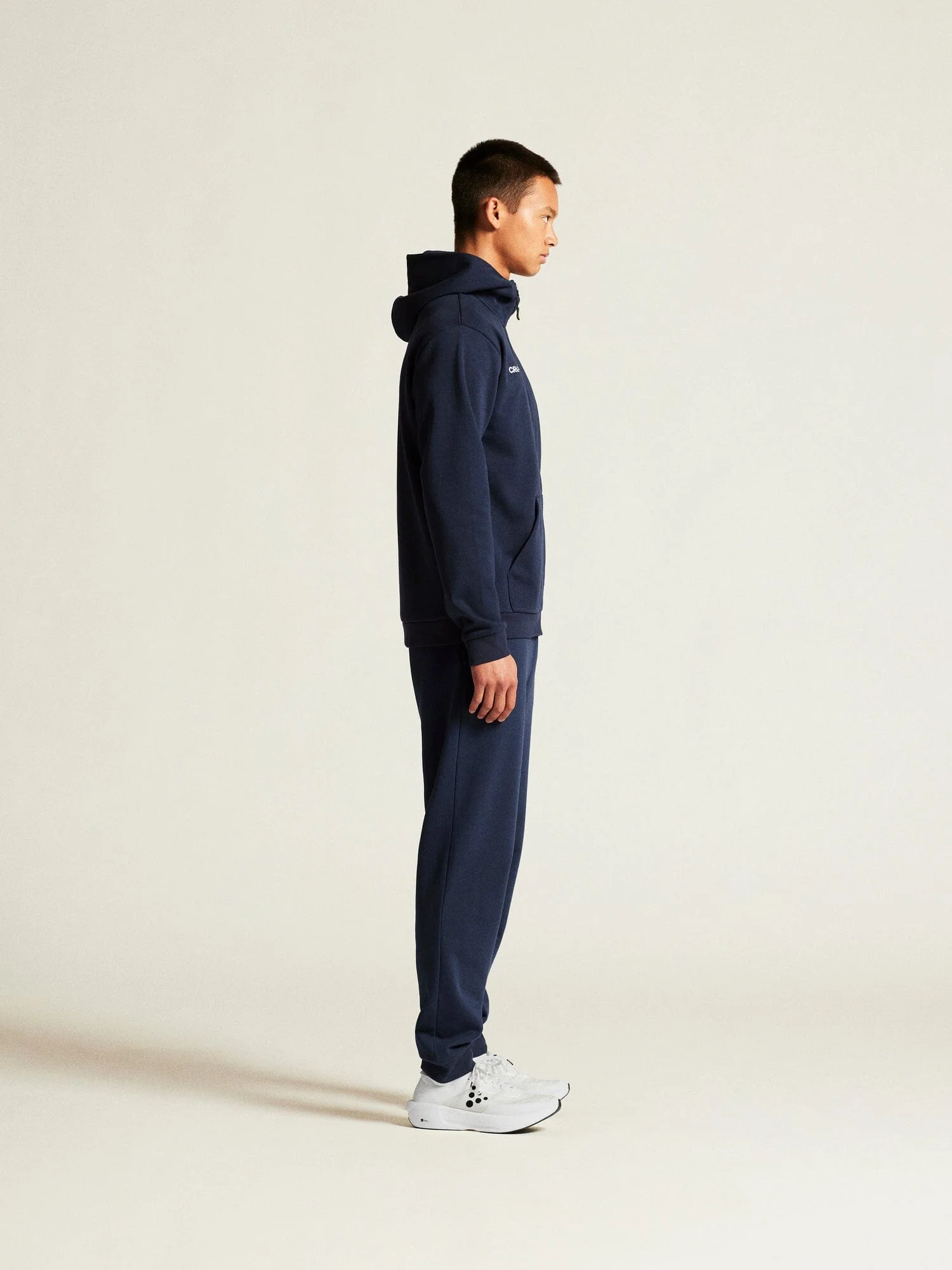 Men's Community 2.0 Logo Full-Zip Hoodie - Navy - Image 5