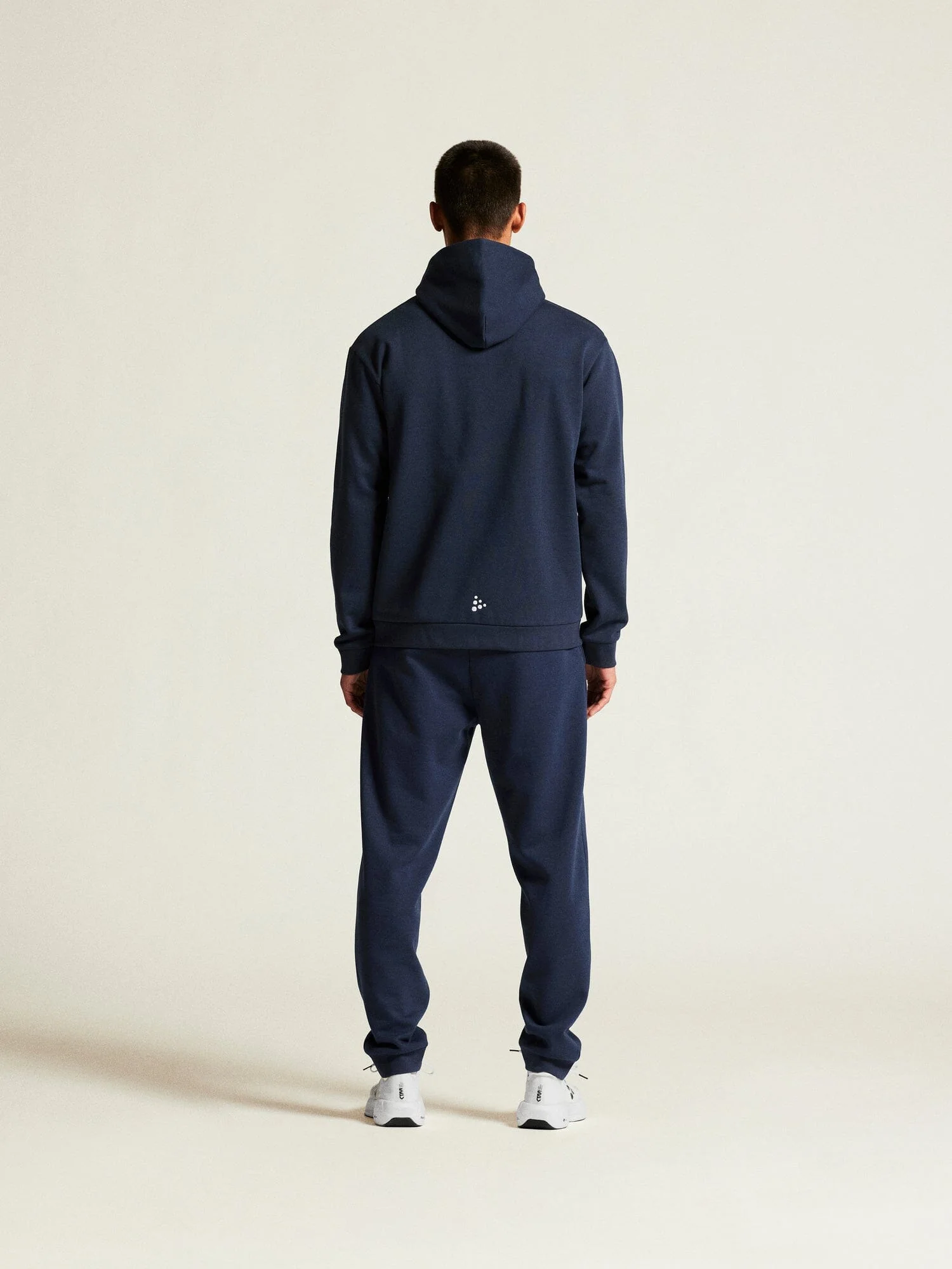 Men's Community 2.0 Logo Full-Zip Hoodie - Navy - Image 6