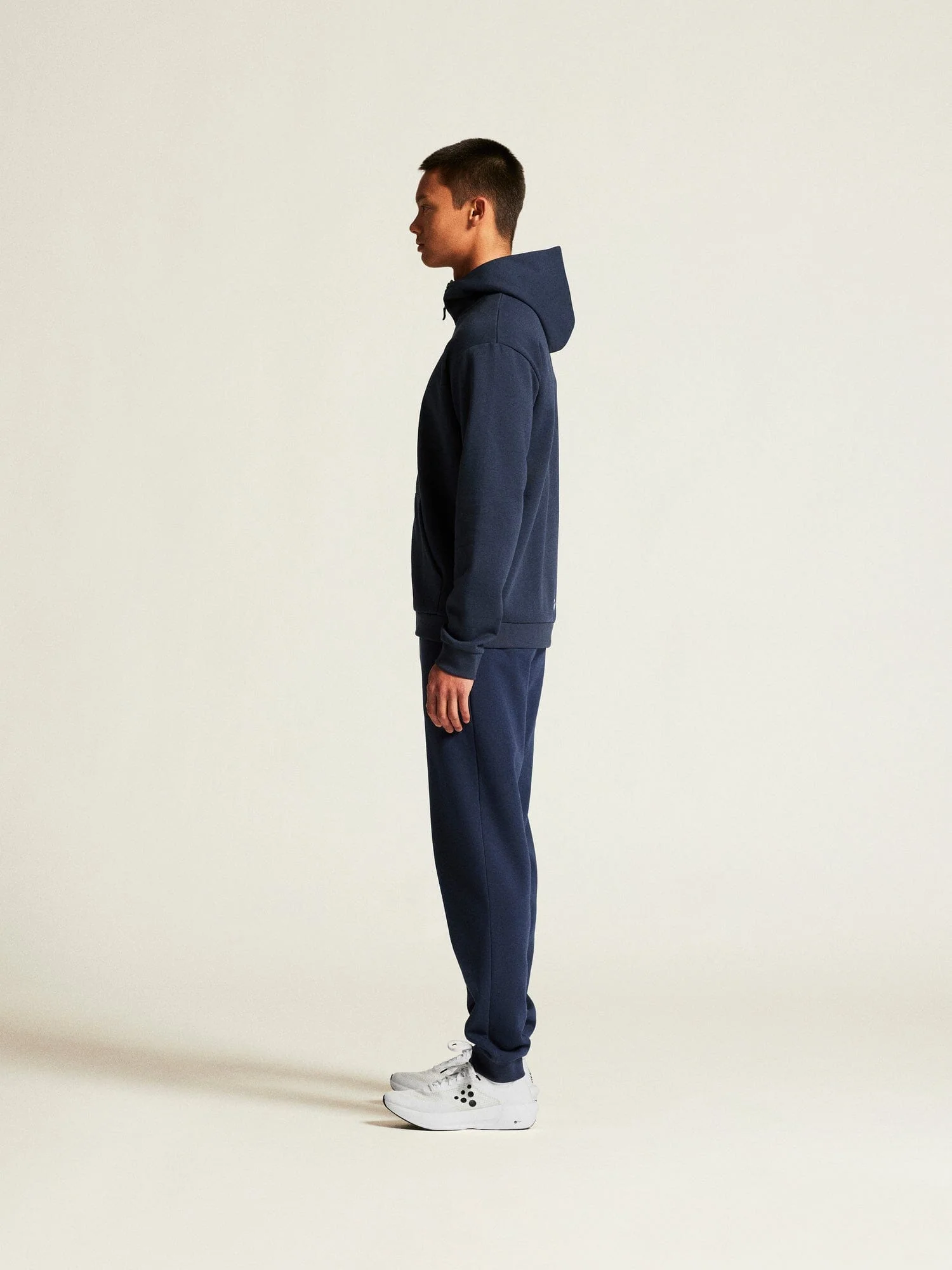 Men's Community 2.0 Logo Full-Zip Hoodie - Navy - Image 7