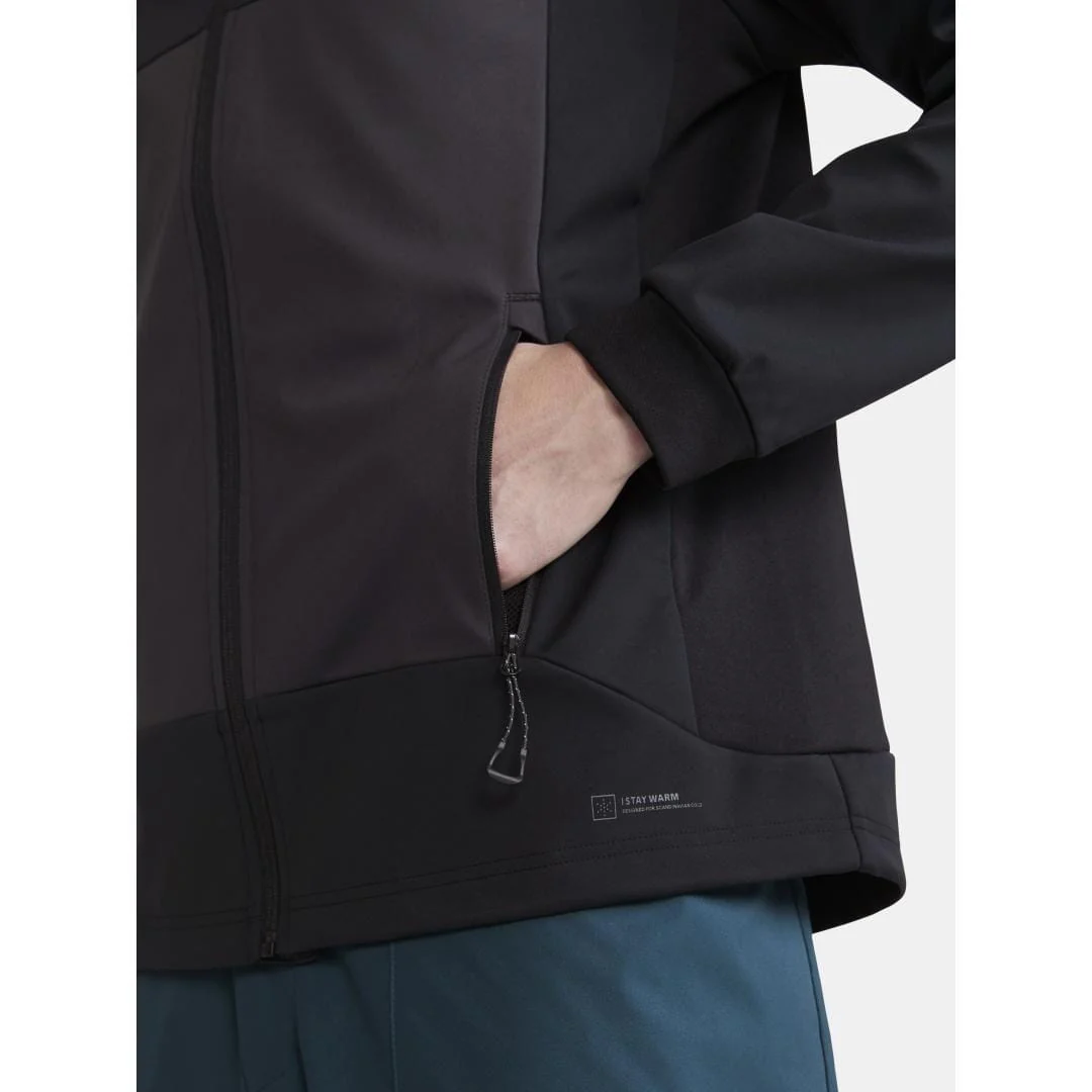 Men's Core Backcountry Hood Jacket - BLACK-SLATE - Image 3