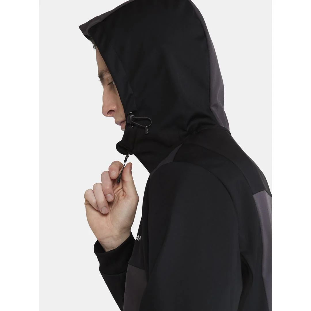 Men's Core Backcountry Hood Jacket - BLACK-SLATE - Image 4