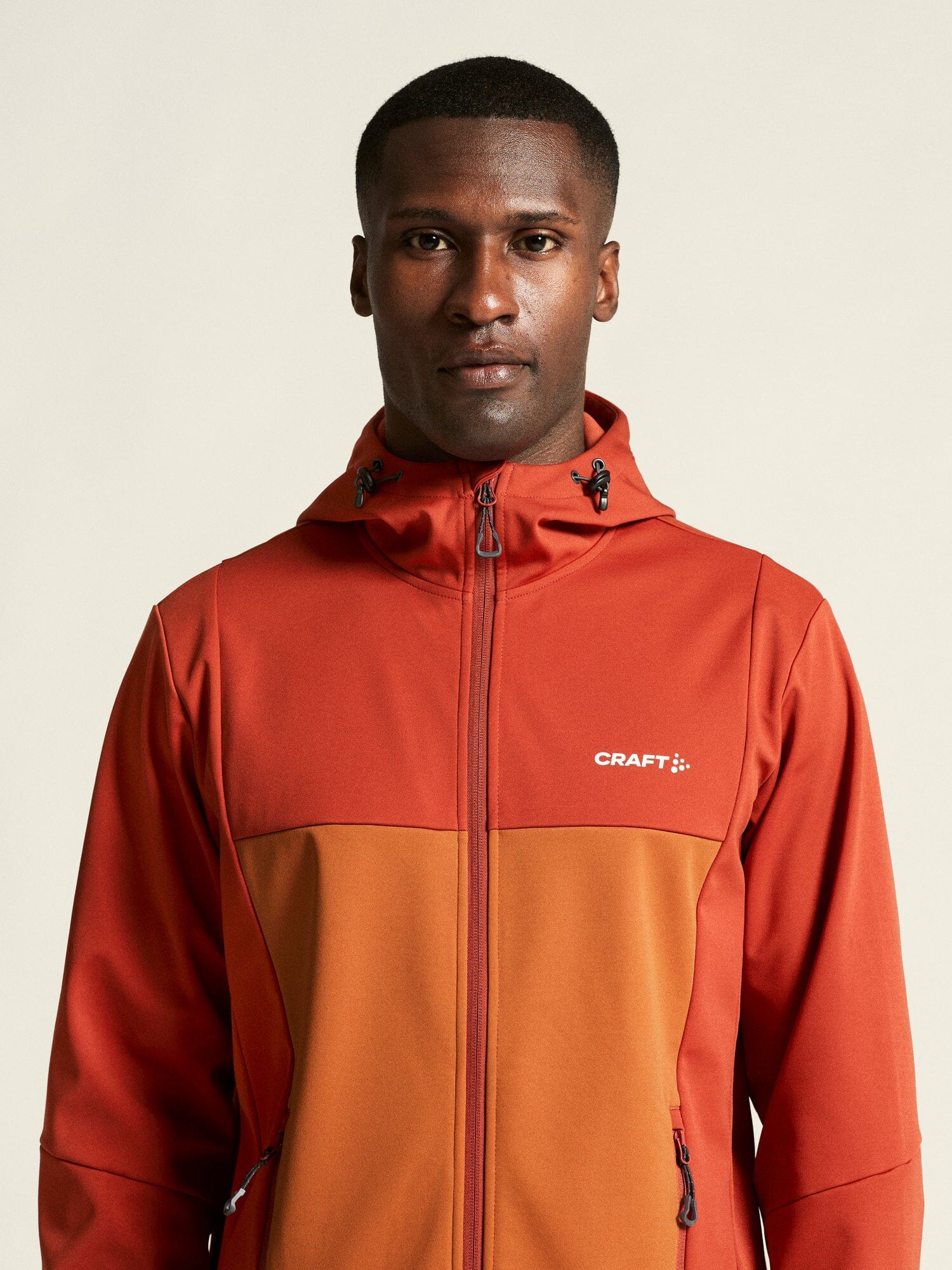 Men's Core Backcountry Hood Jacket - Ochre/Buff - Image 3