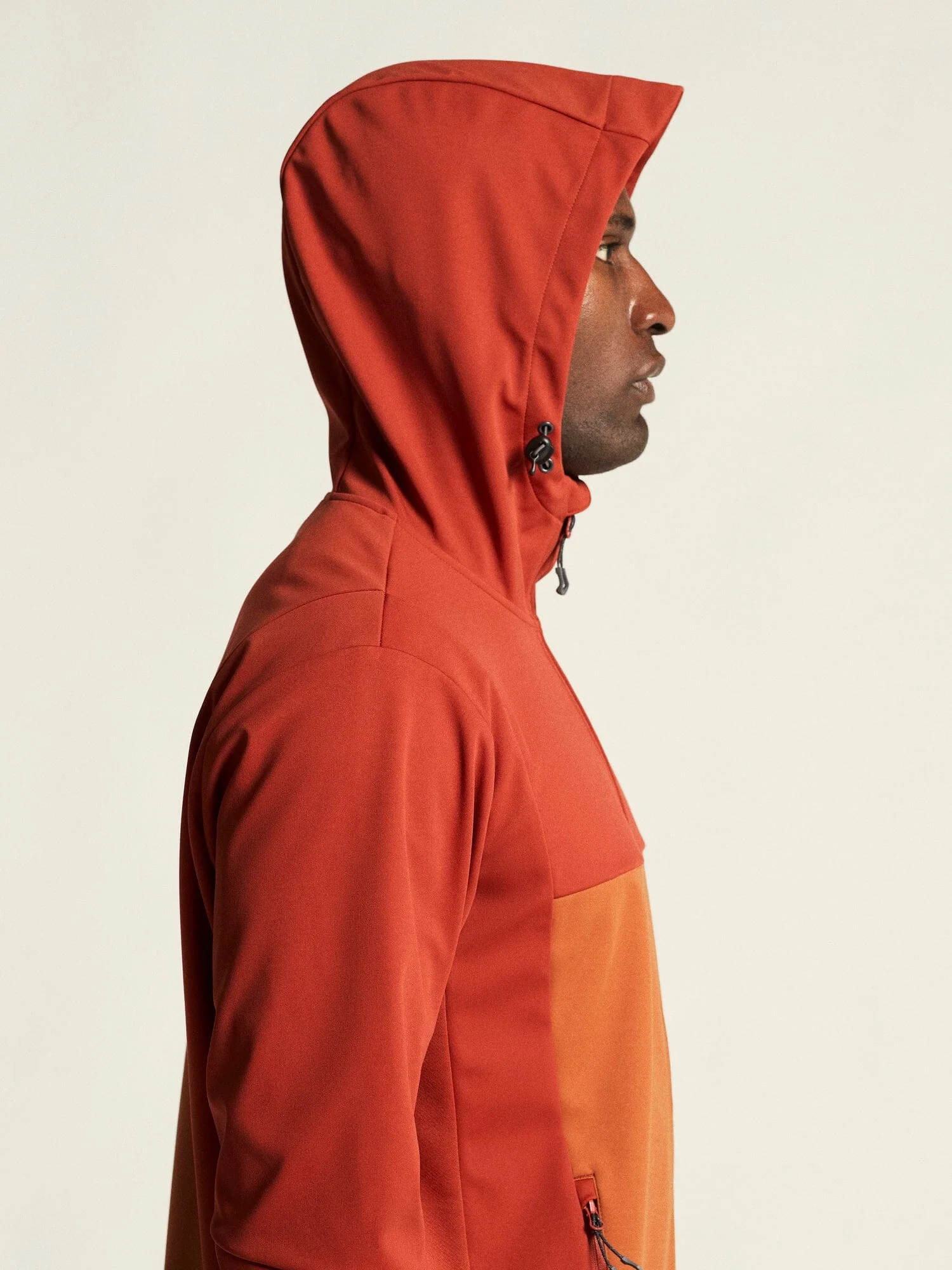 Men's Core Backcountry Hood Jacket - Ochre/Buff - Image 5