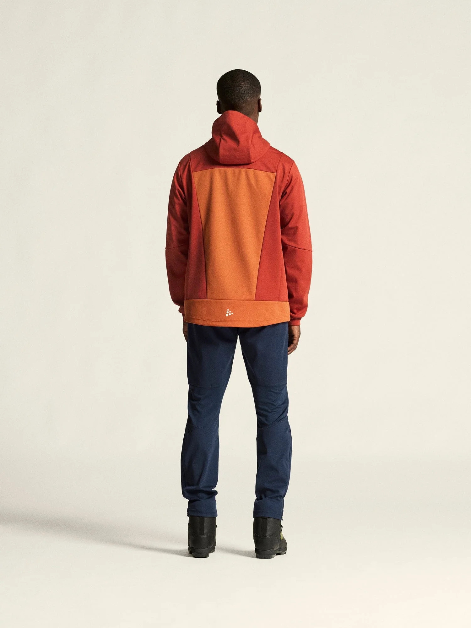 Men's Core Backcountry Hood Jacket - Ochre/Buff - Image 8