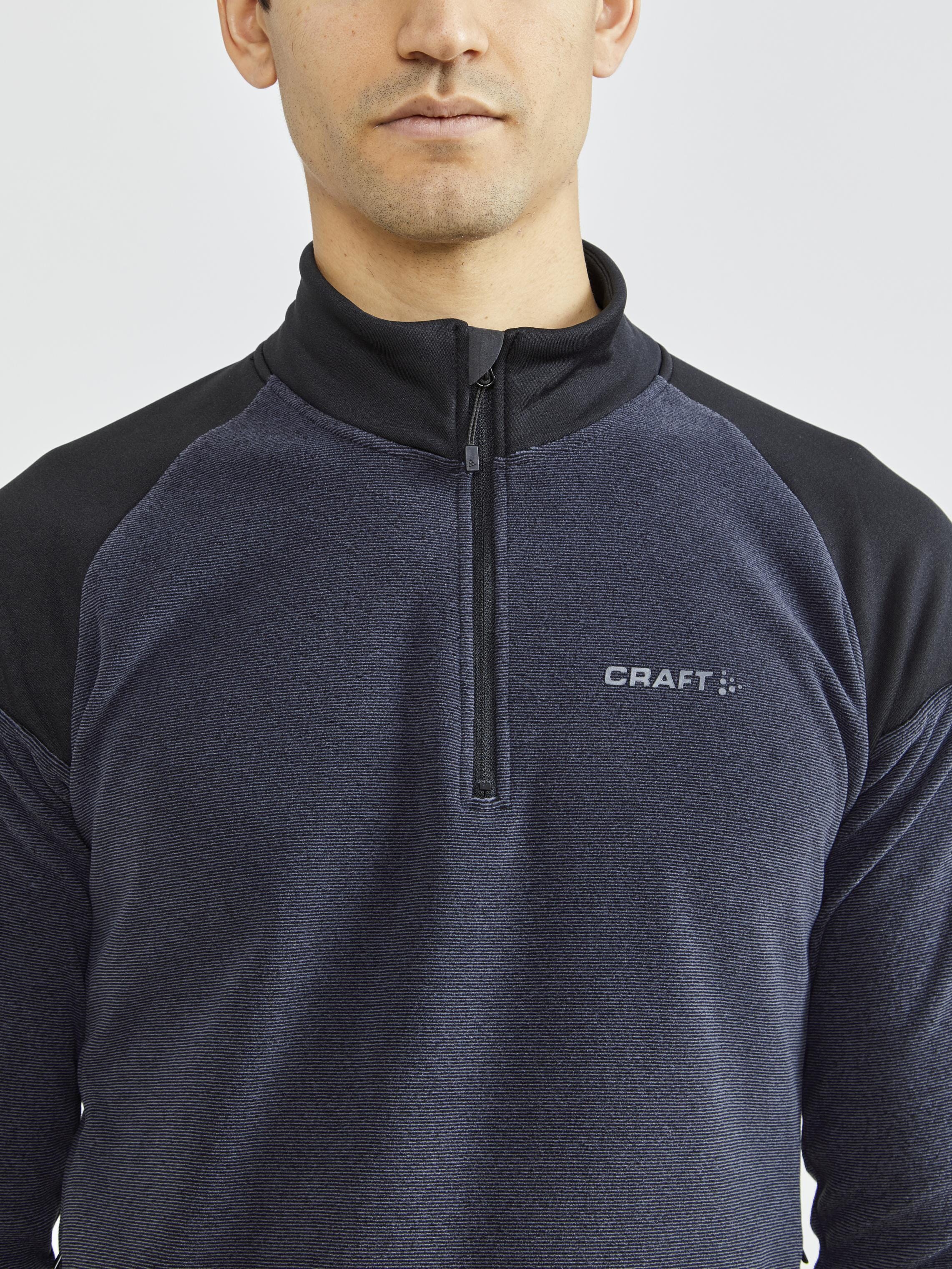 Men's Core Edge Thermal Midlayer - BLACK/ASPHALT - Image 3