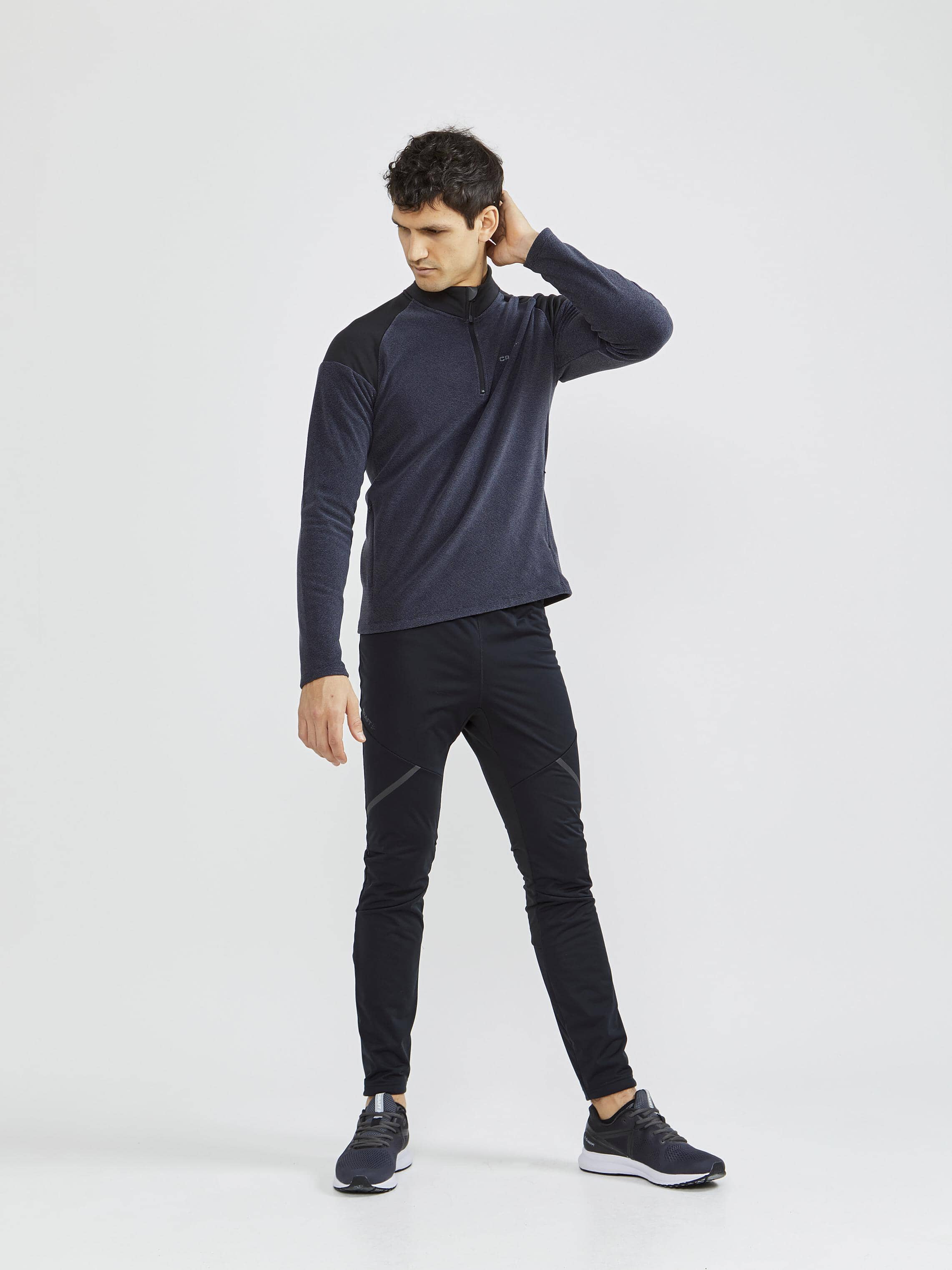 Men's Core Edge Thermal Midlayer - BLACK/ASPHALT - Image 6