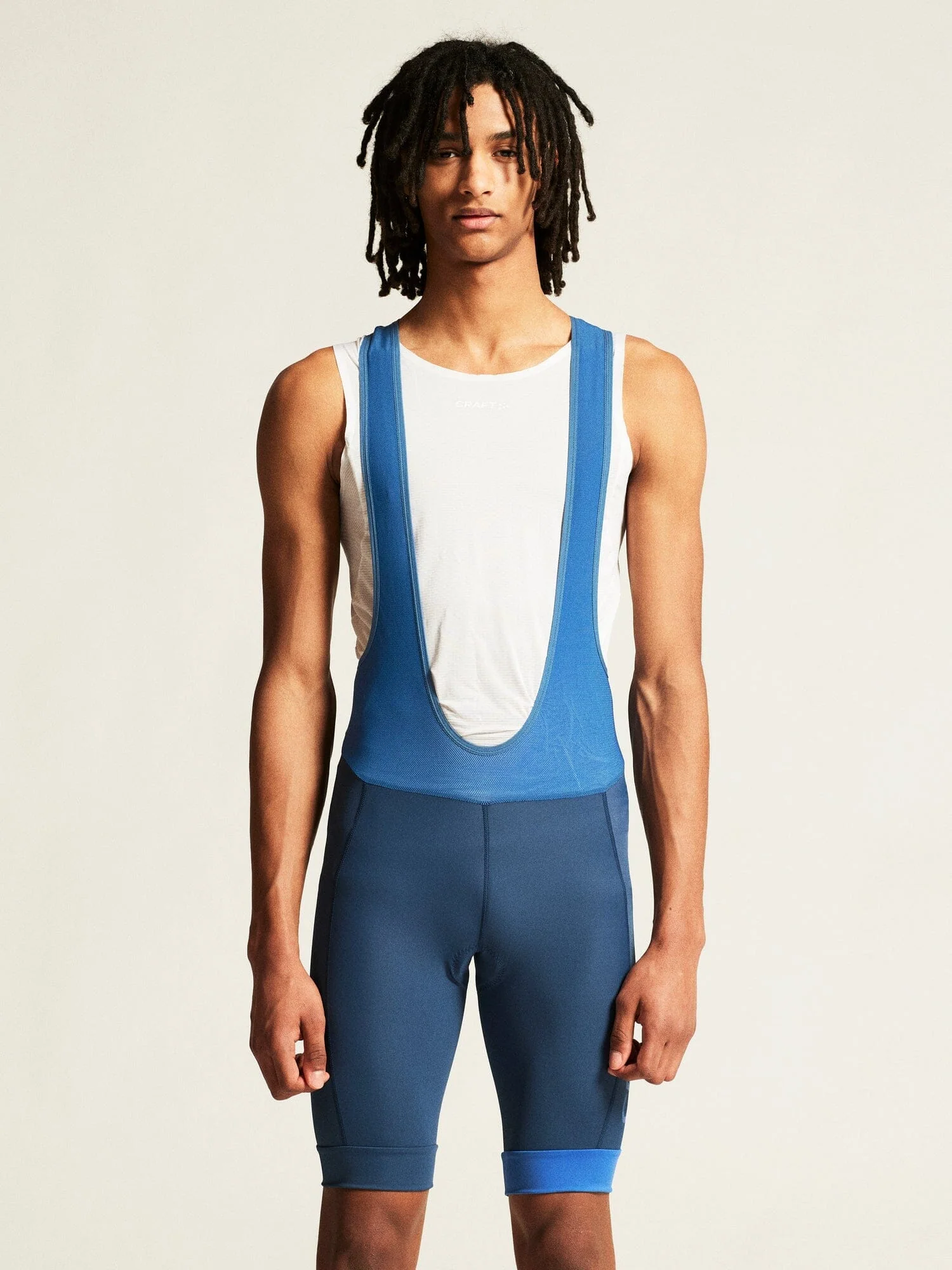 Men's Core Endur Bib Shorts - Lake/Water - Image 2