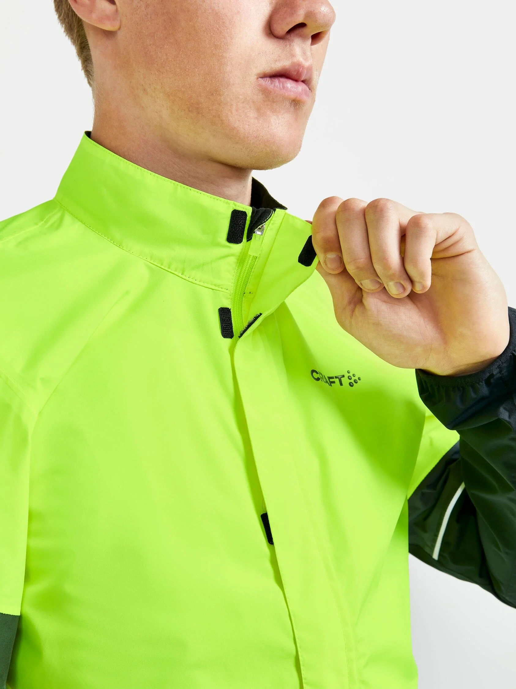 Men's Core Endur Hydro Cycling Jacket - Flumino/Black - Image 5