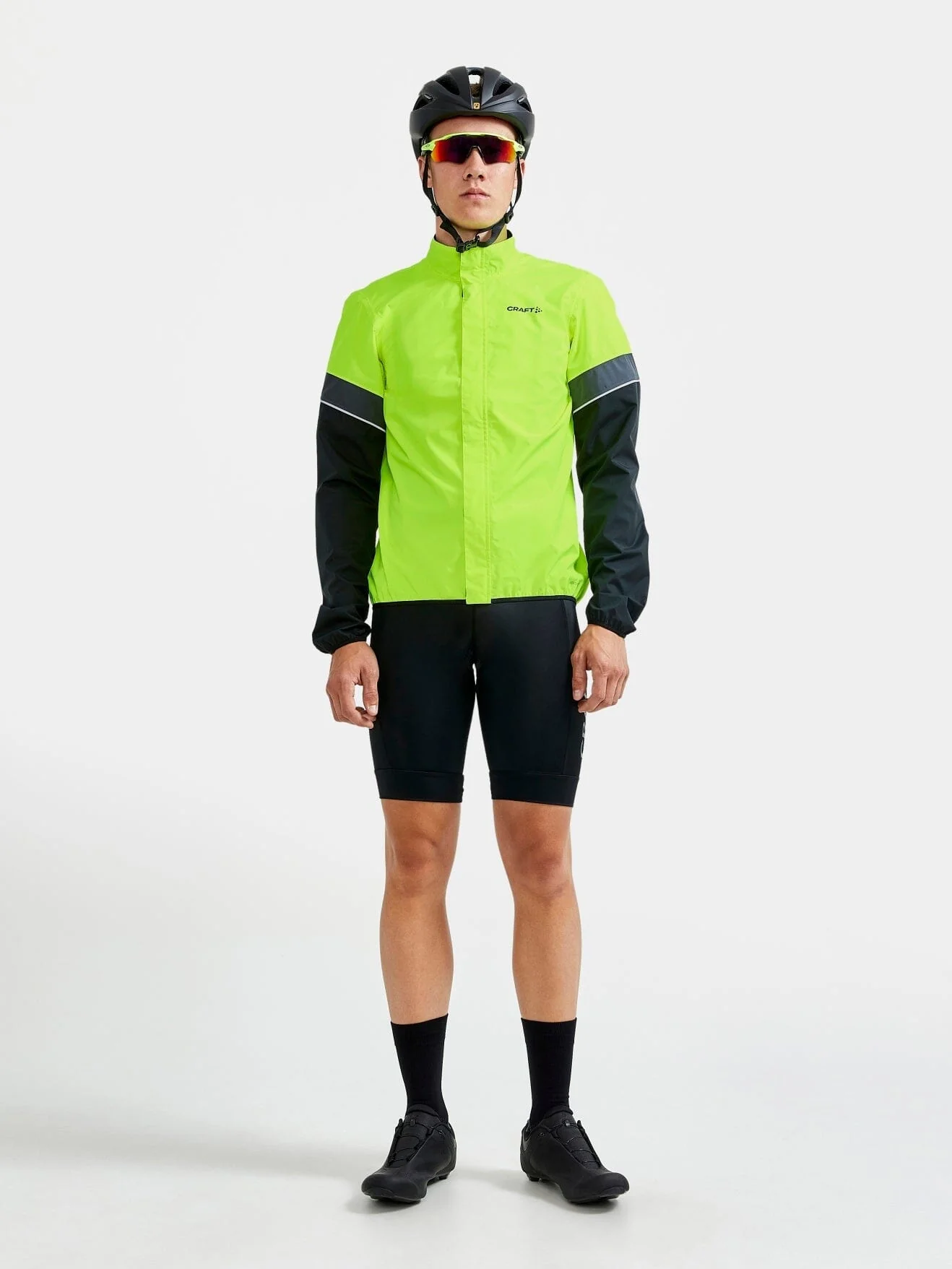 Men's Core Endur Hydro Cycling Jacket - Flumino/Black - Image 6