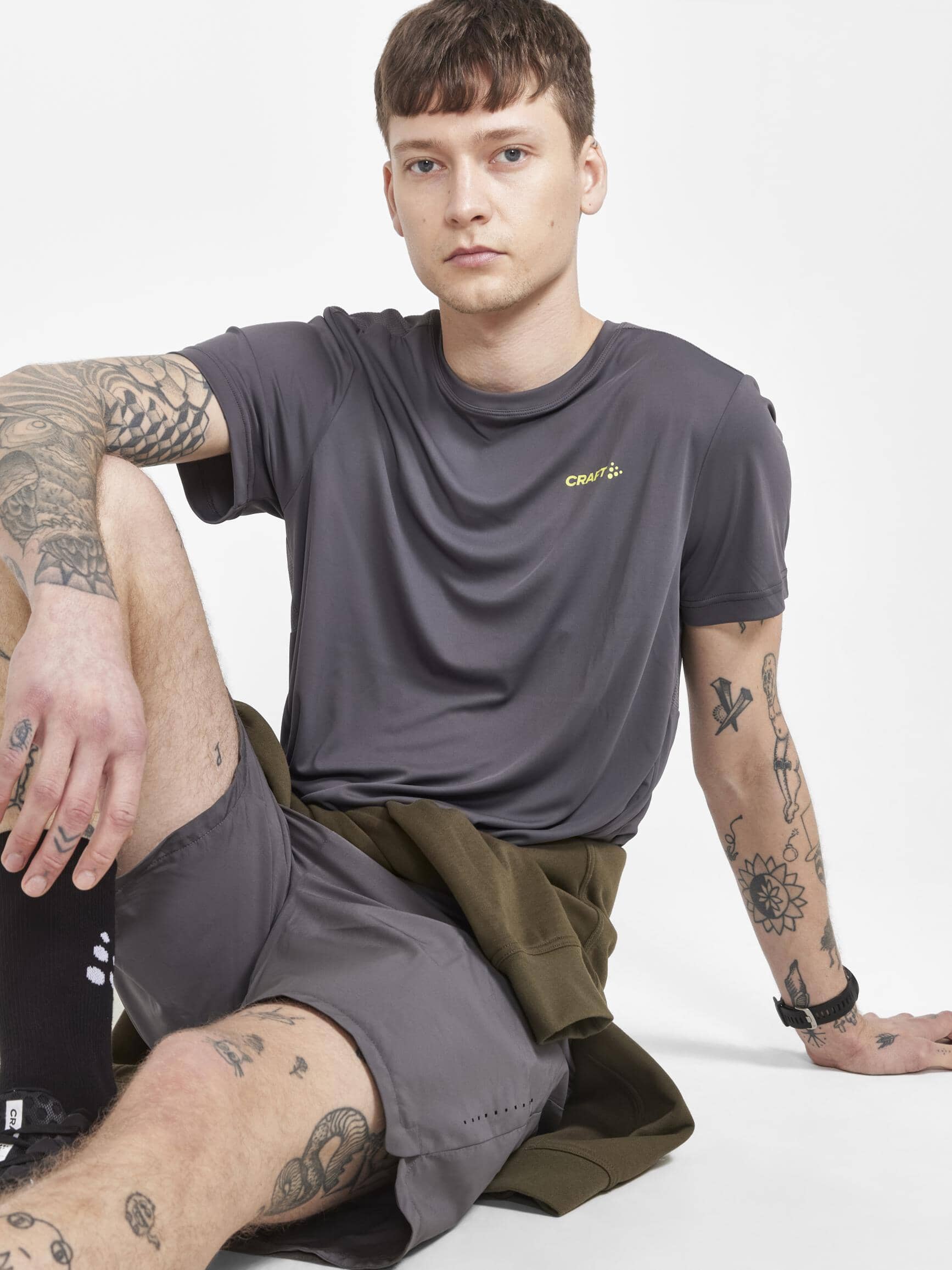 Men's Core Essence Short Sleeve Tee - GRANITE - Image 3