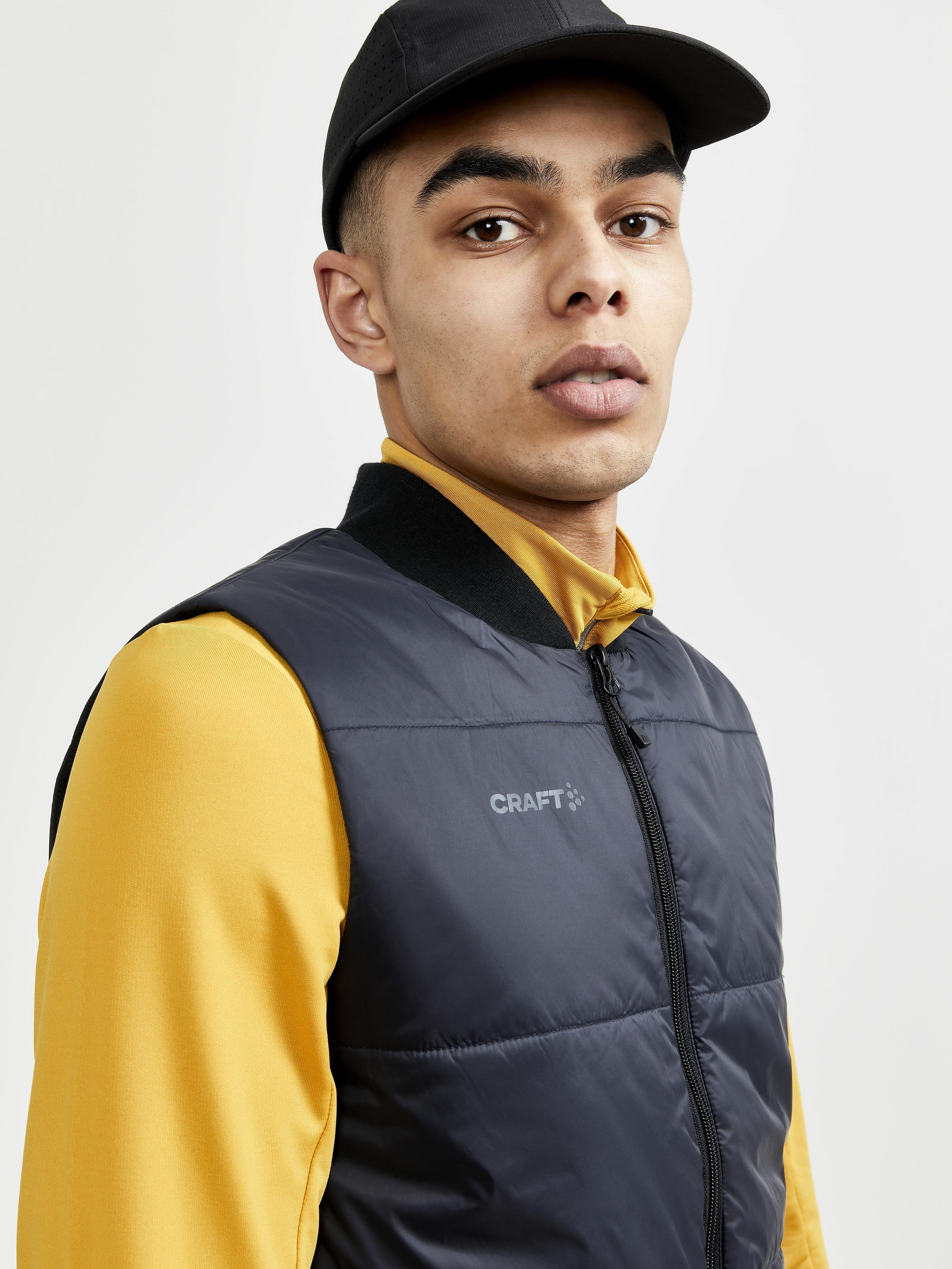 Men's Core Light Padded Vest - Black - Image 3