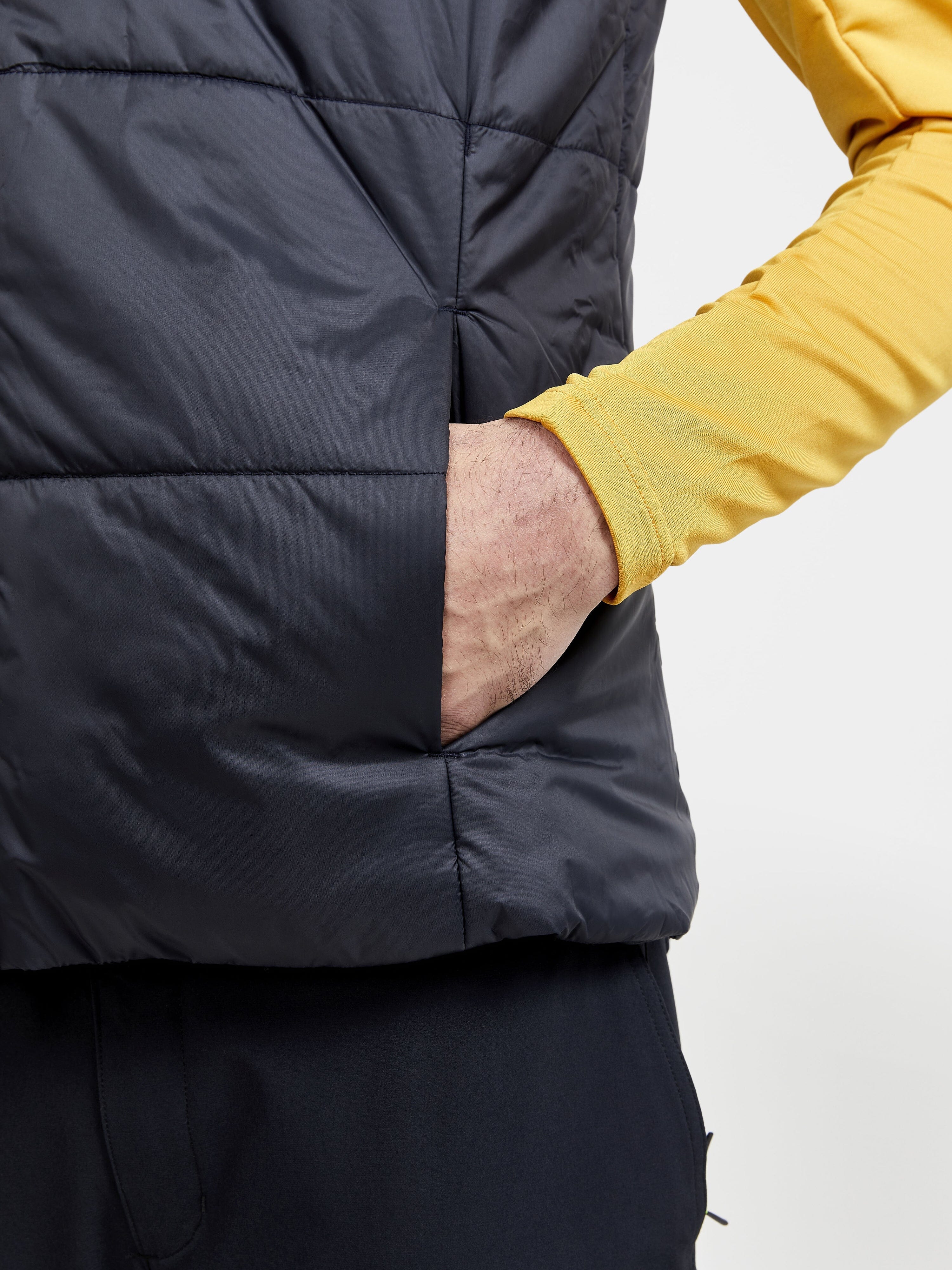Men's Core Light Padded Vest - Black - Image 4