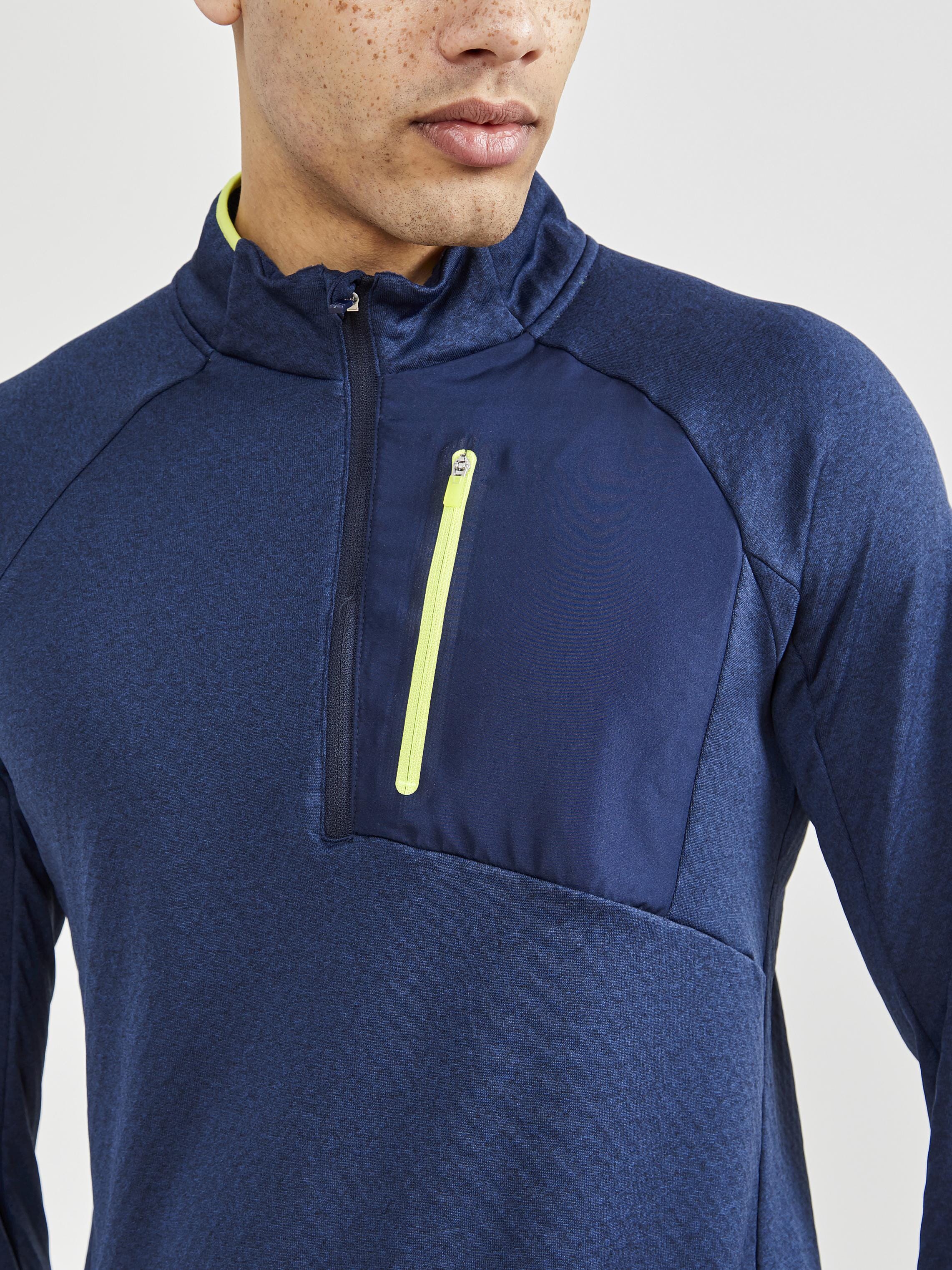 Men's Core Trim Thermal Midlayer - BLAZE MELANGE - Image 3