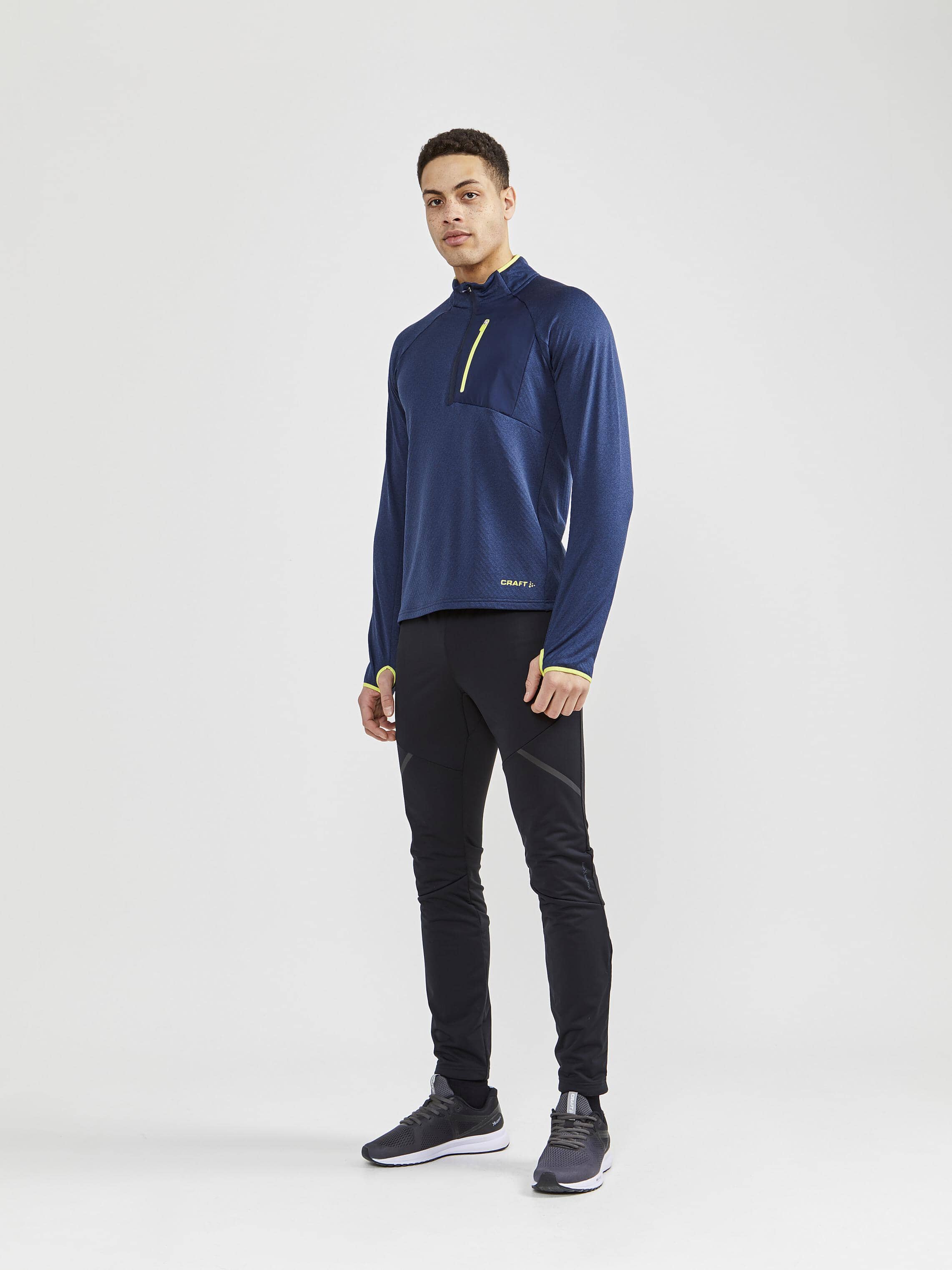 Men's Core Trim Thermal Midlayer - BLAZE MELANGE - Image 5