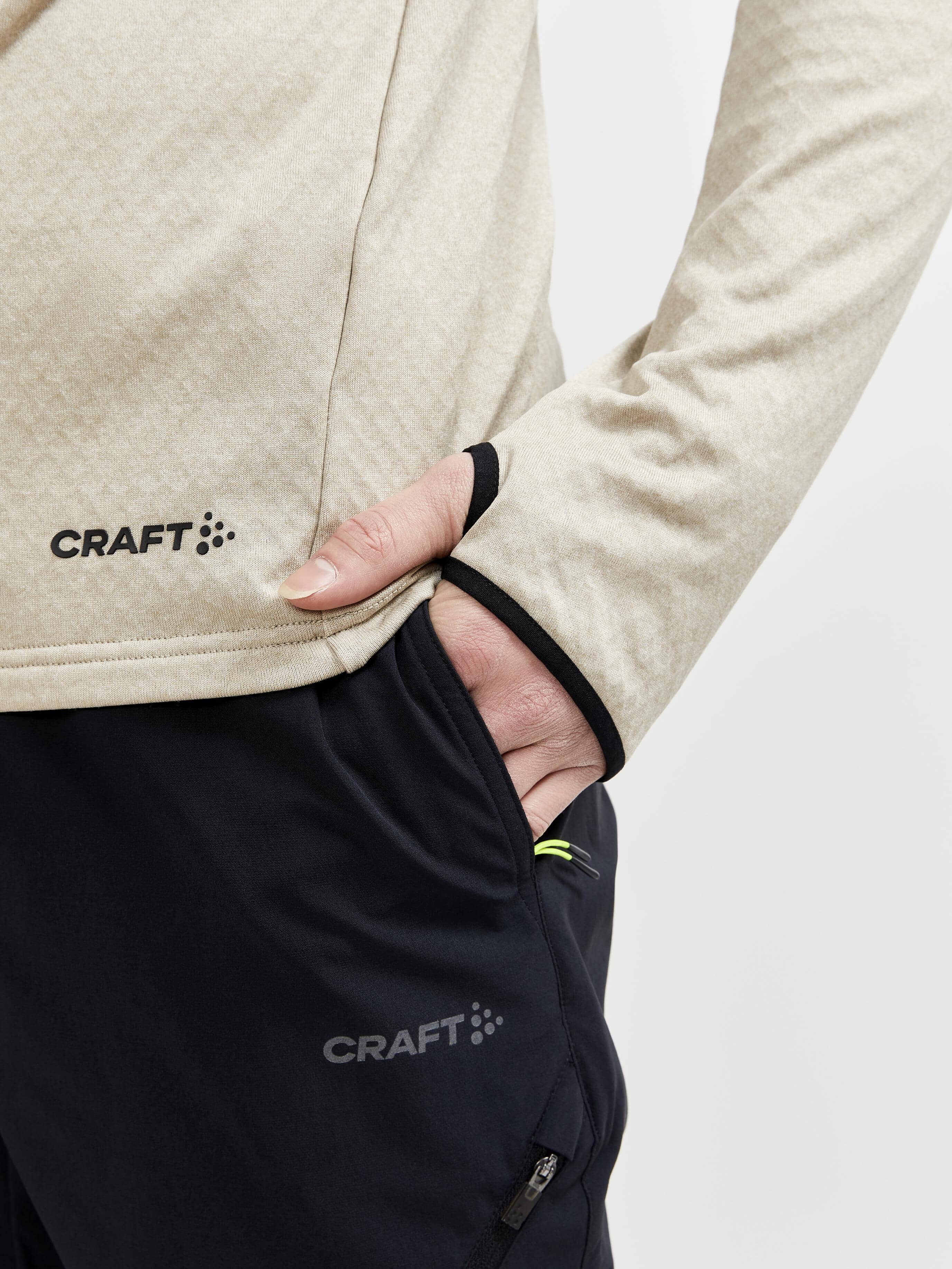 Men's Core Trim Thermal Midlayer - CROCK-MELANGE - Image 3