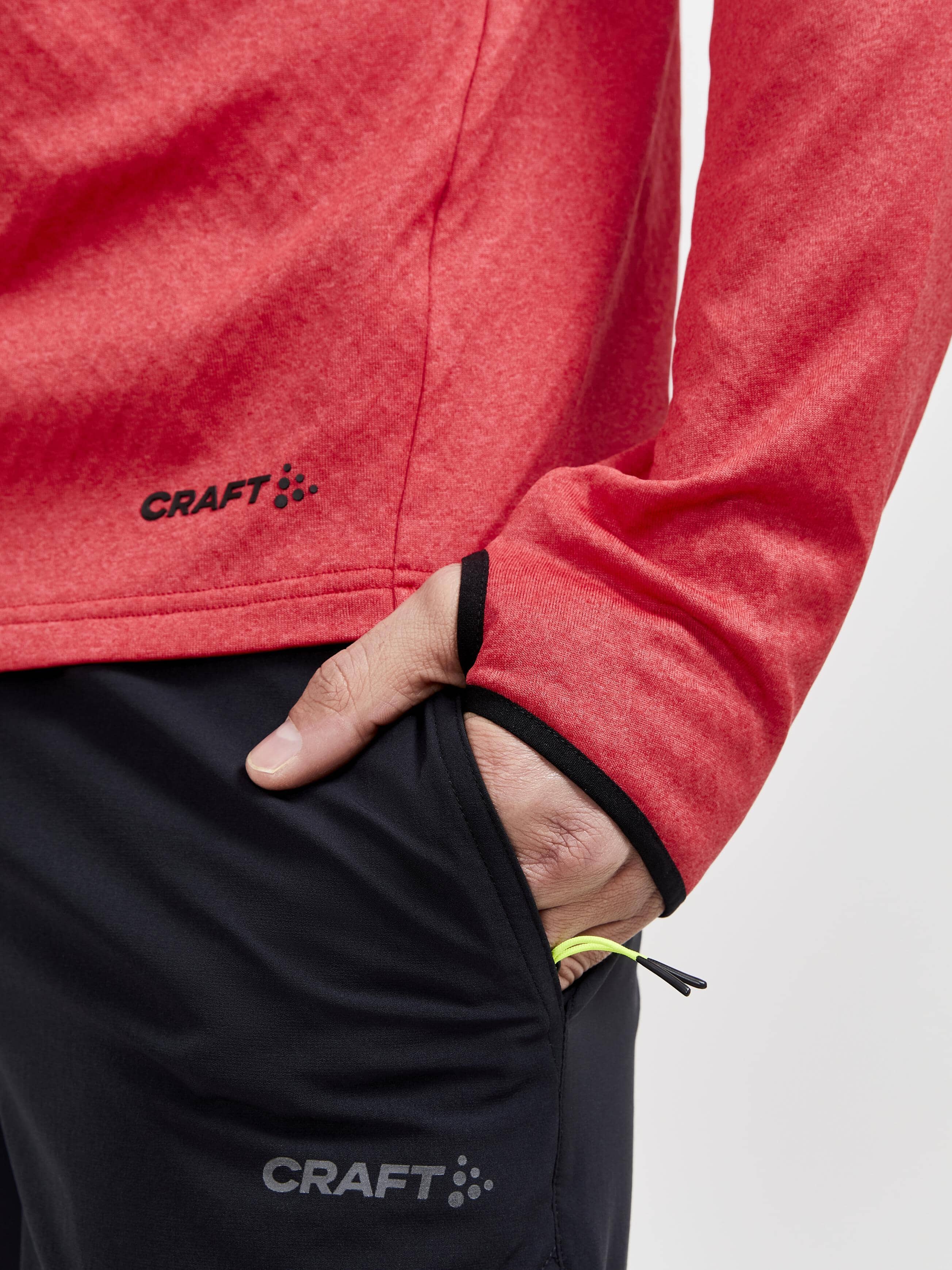 Men's Core Trim Thermal Midlayer - LYCHEE-MELANGE - Image 3