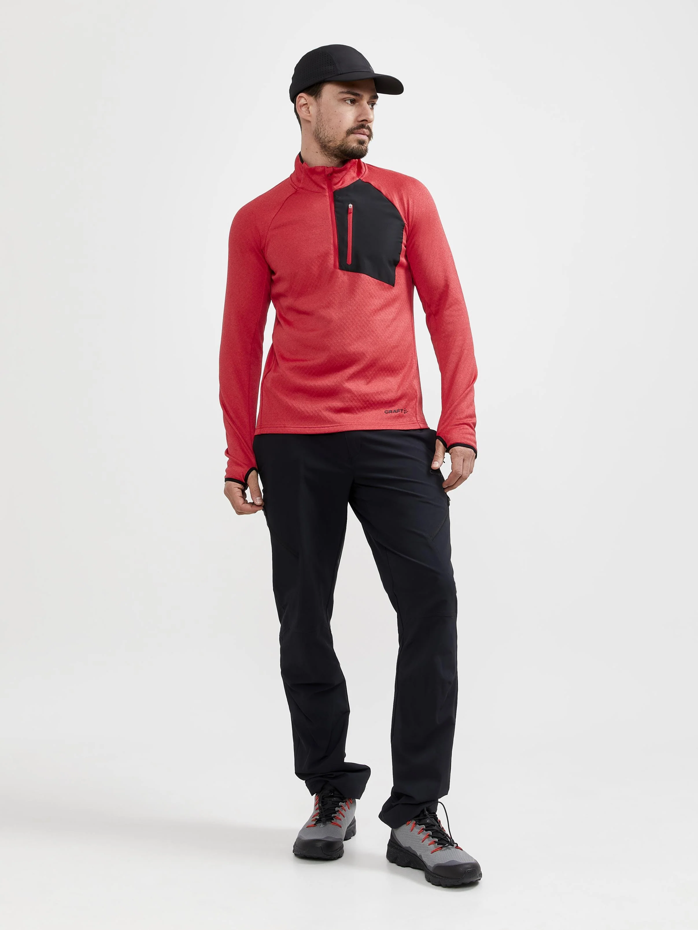 Men's Core Trim Thermal Midlayer - LYCHEE-MELANGE - Image 6
