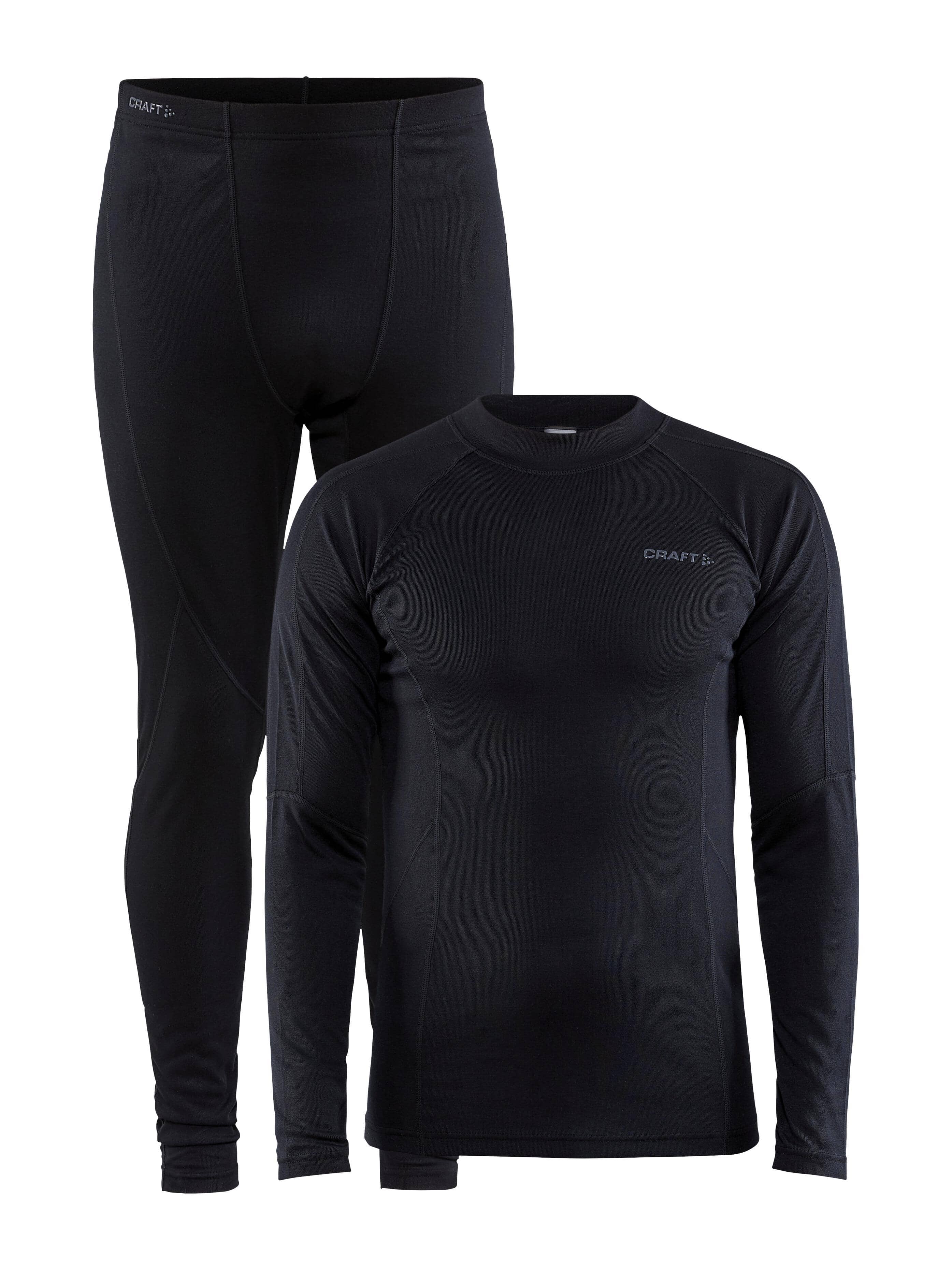 Men's Core Warm Baselayer Set - Black - Image 8