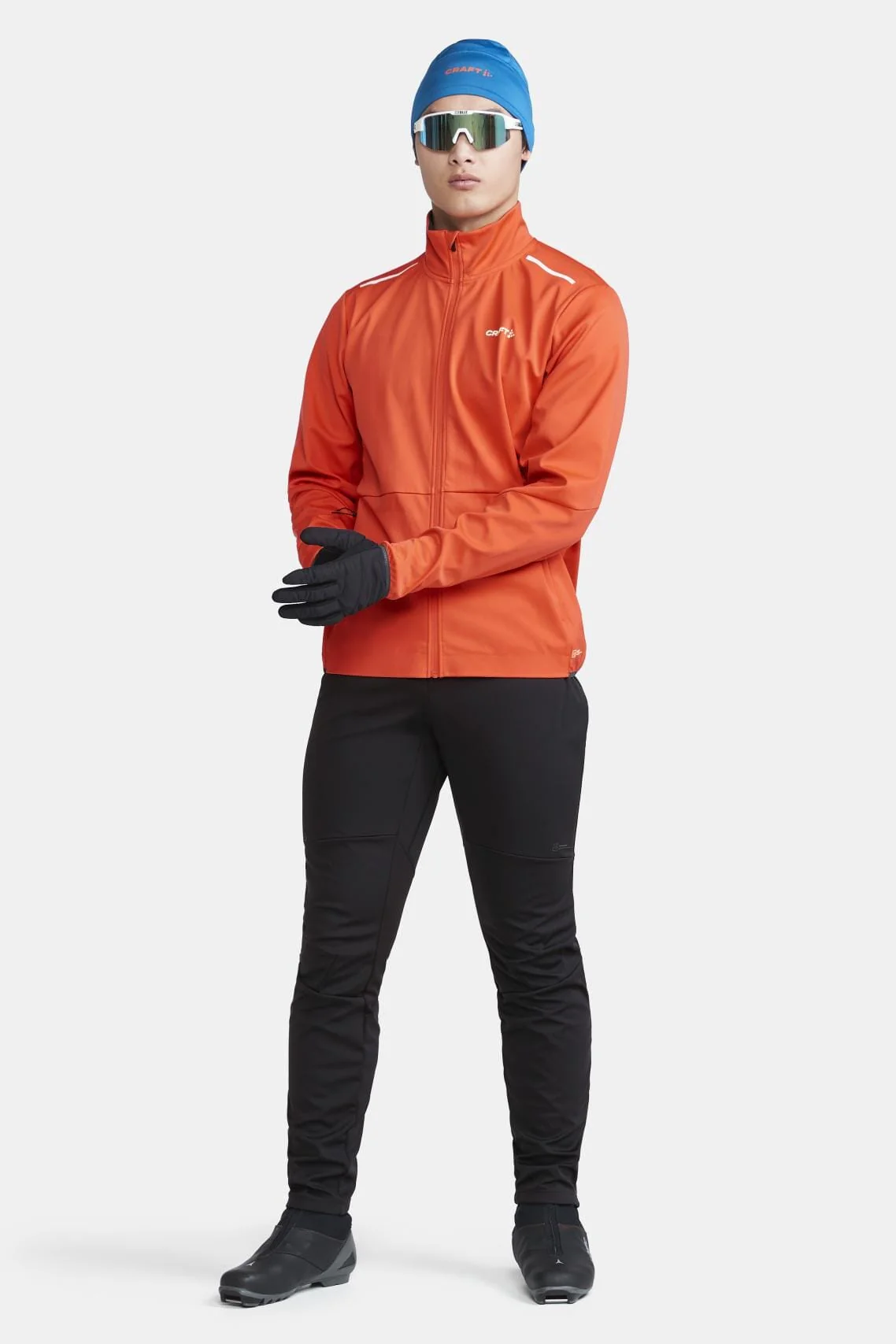 Men's Core XC Training Full-Zip Pants - Black - Image 6