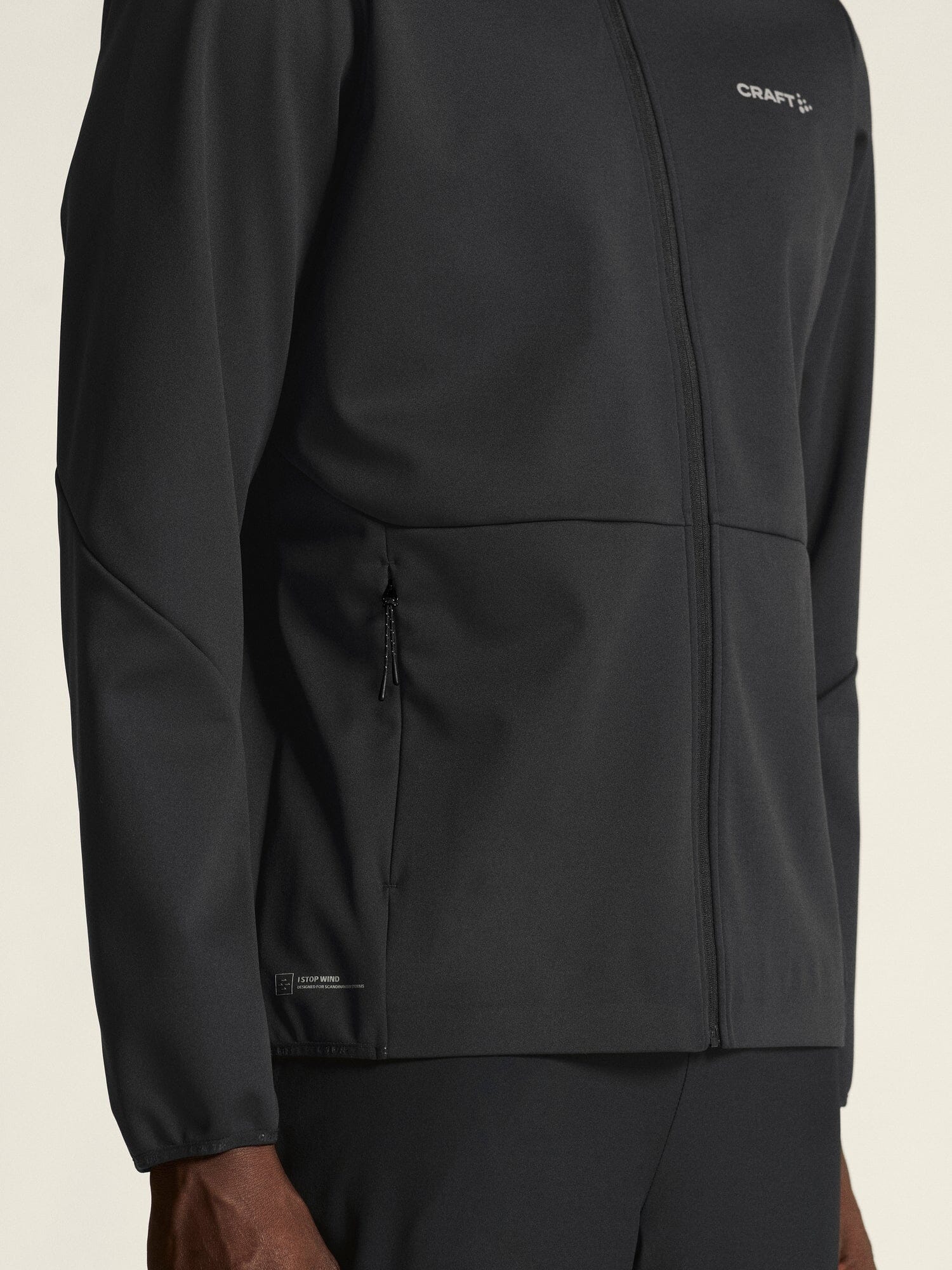 Men's Core XC Training Jacket - Black - Image 3