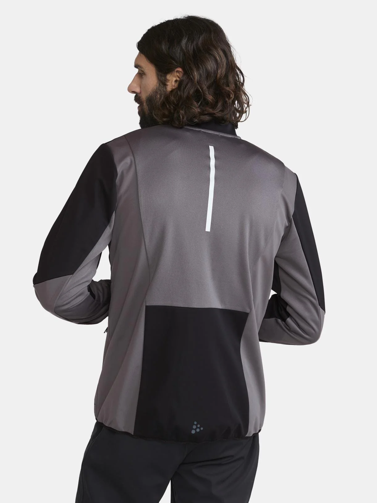 Men's Core XC Training Jacket - Black/Granite - Image 2