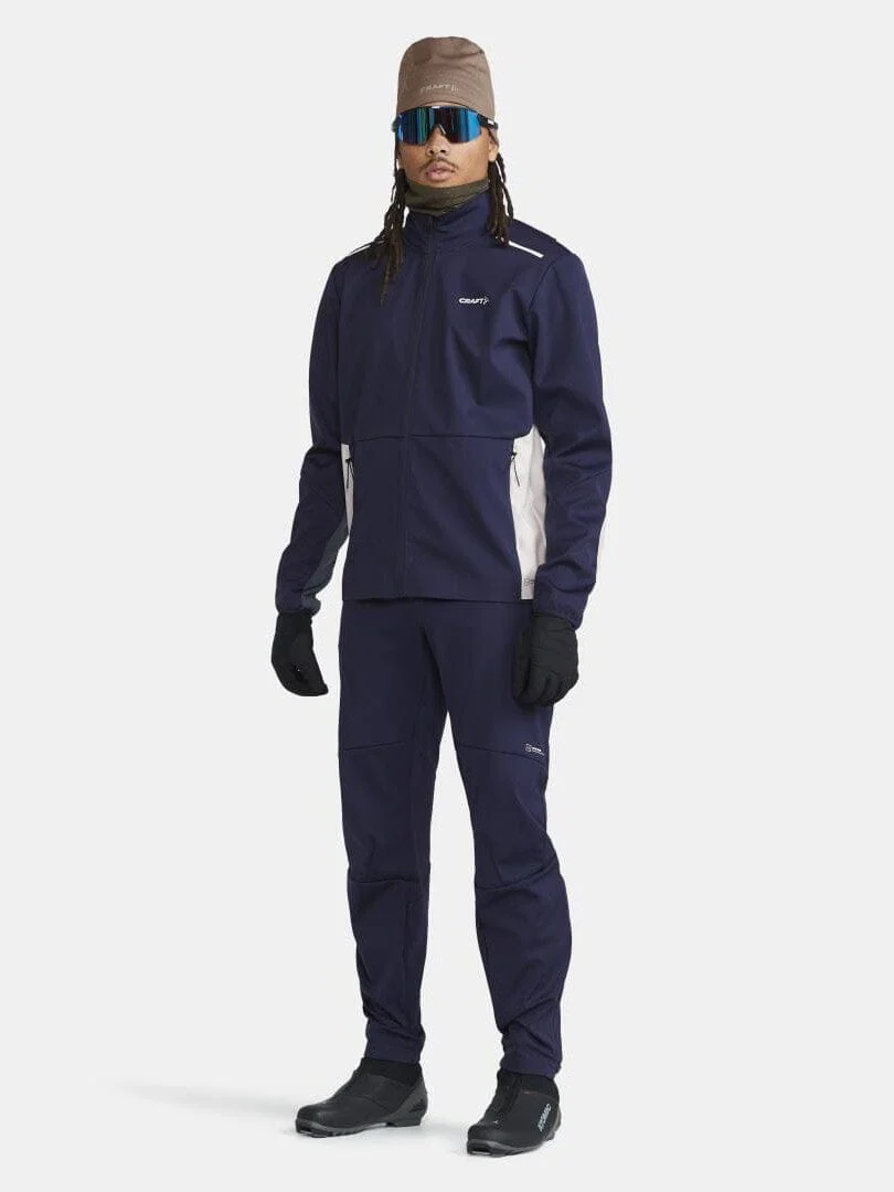Men's Core XC Training Jacket - Blaze/Tofu - Image 4