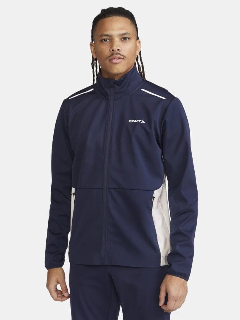 Men's Core XC Training Jacket - Blaze/Tofu - Image 6