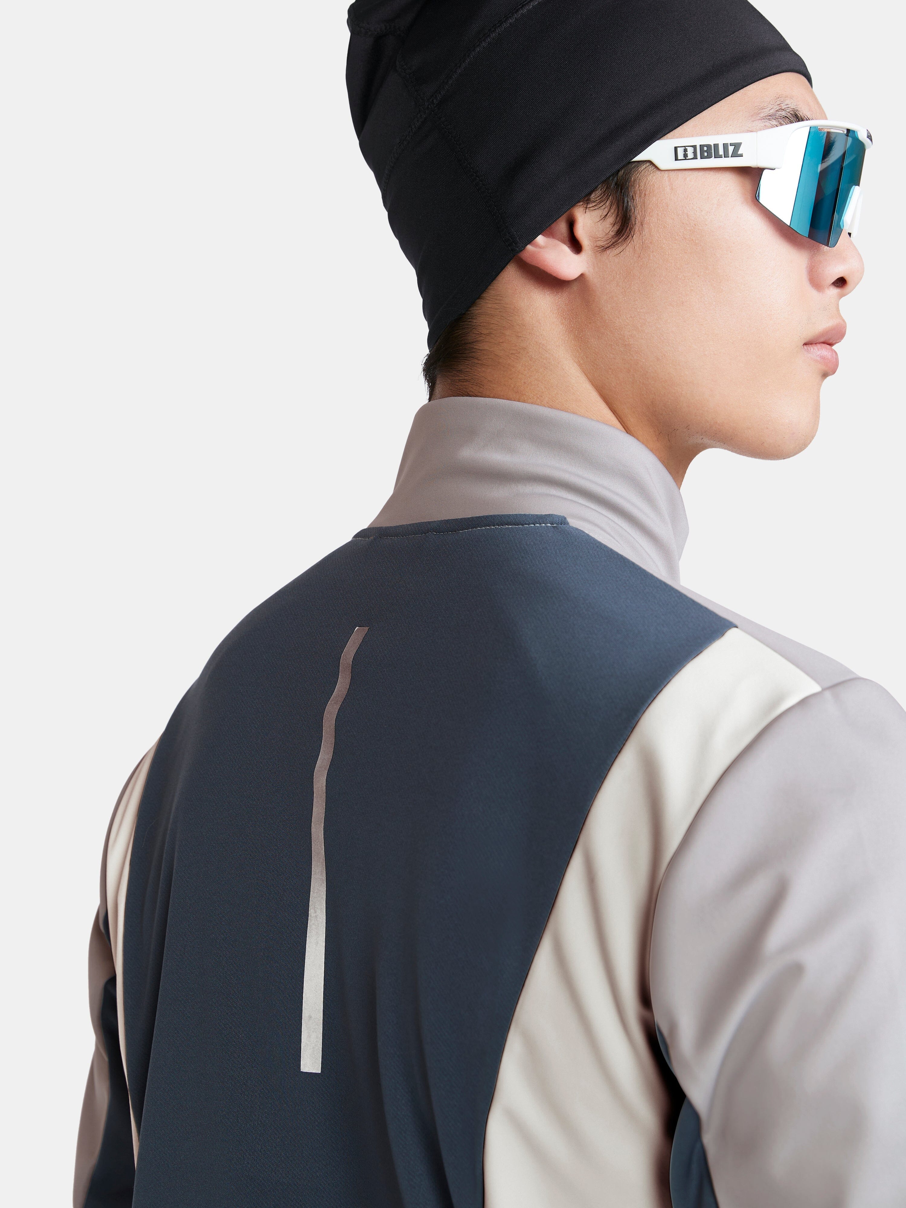 Men's Core XC Training Jacket - Ghost/Tofu - Image 4