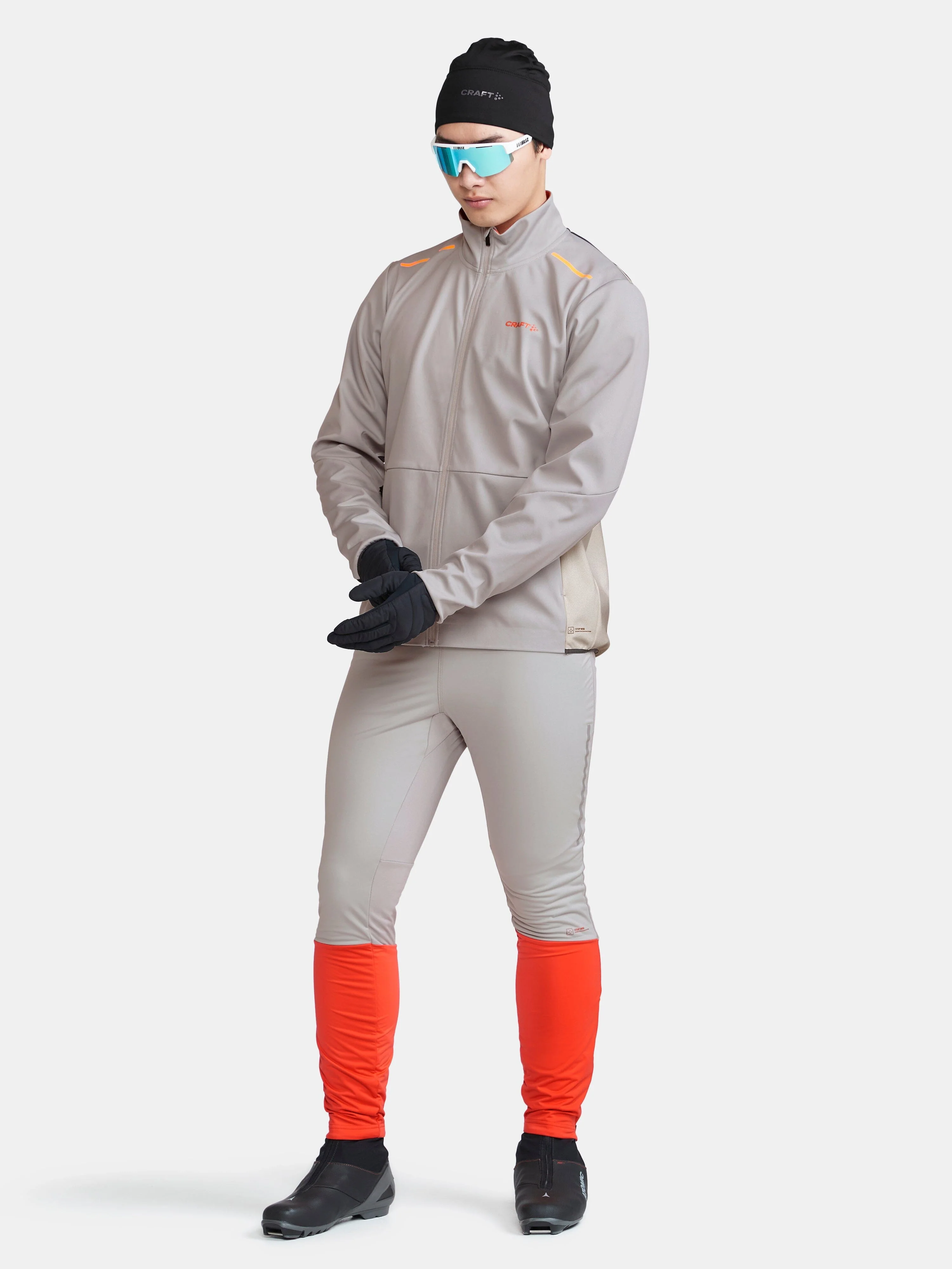 Men's Core XC Training Jacket - Ghost/Tofu - Image 6