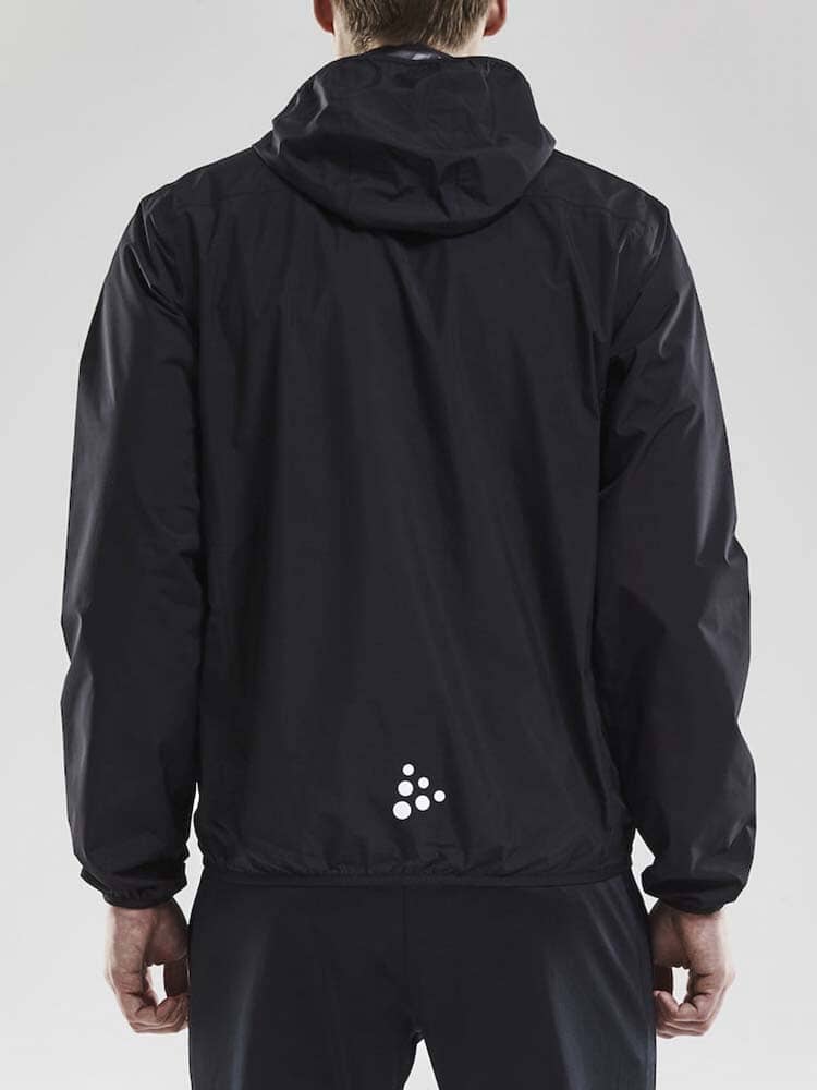 Men's Craft Jacket Rain - BLACK - Image 3