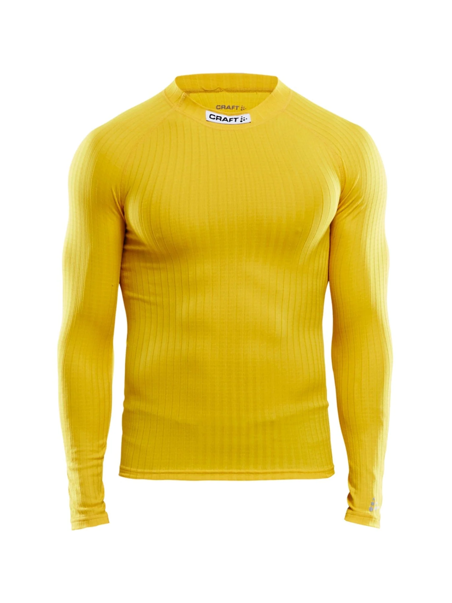 Men's Craft Progress Baselayer CN - SWEDEN YELLOW/BLACK - Image 4
