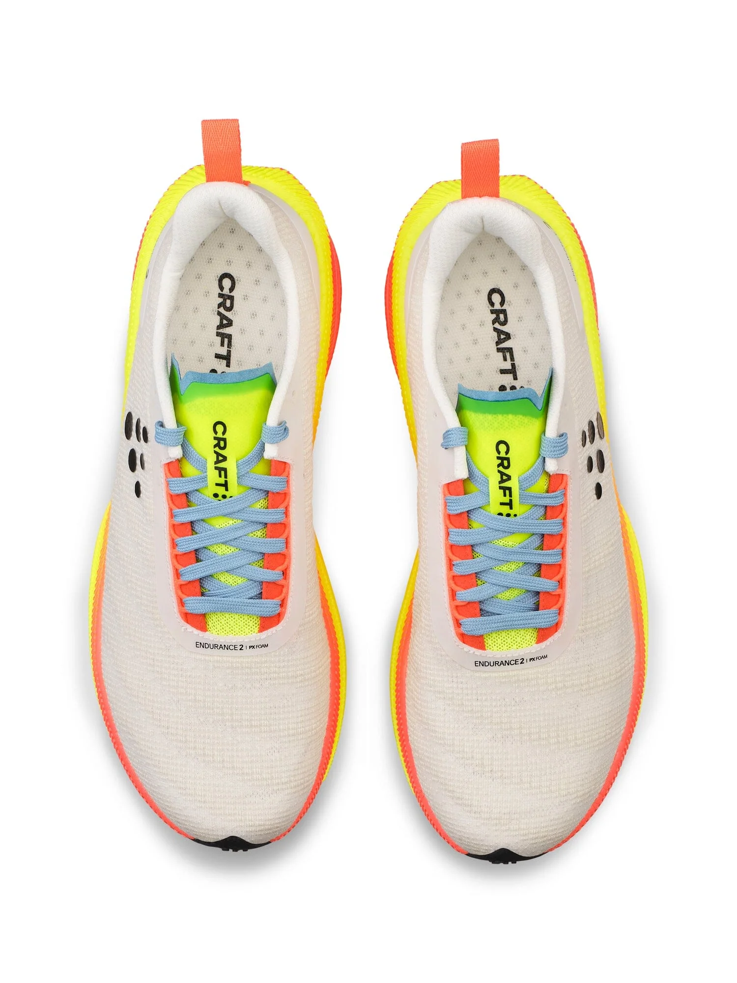 Men's Endurance 2 Running Shoe - Ash White/Shock - Image 5