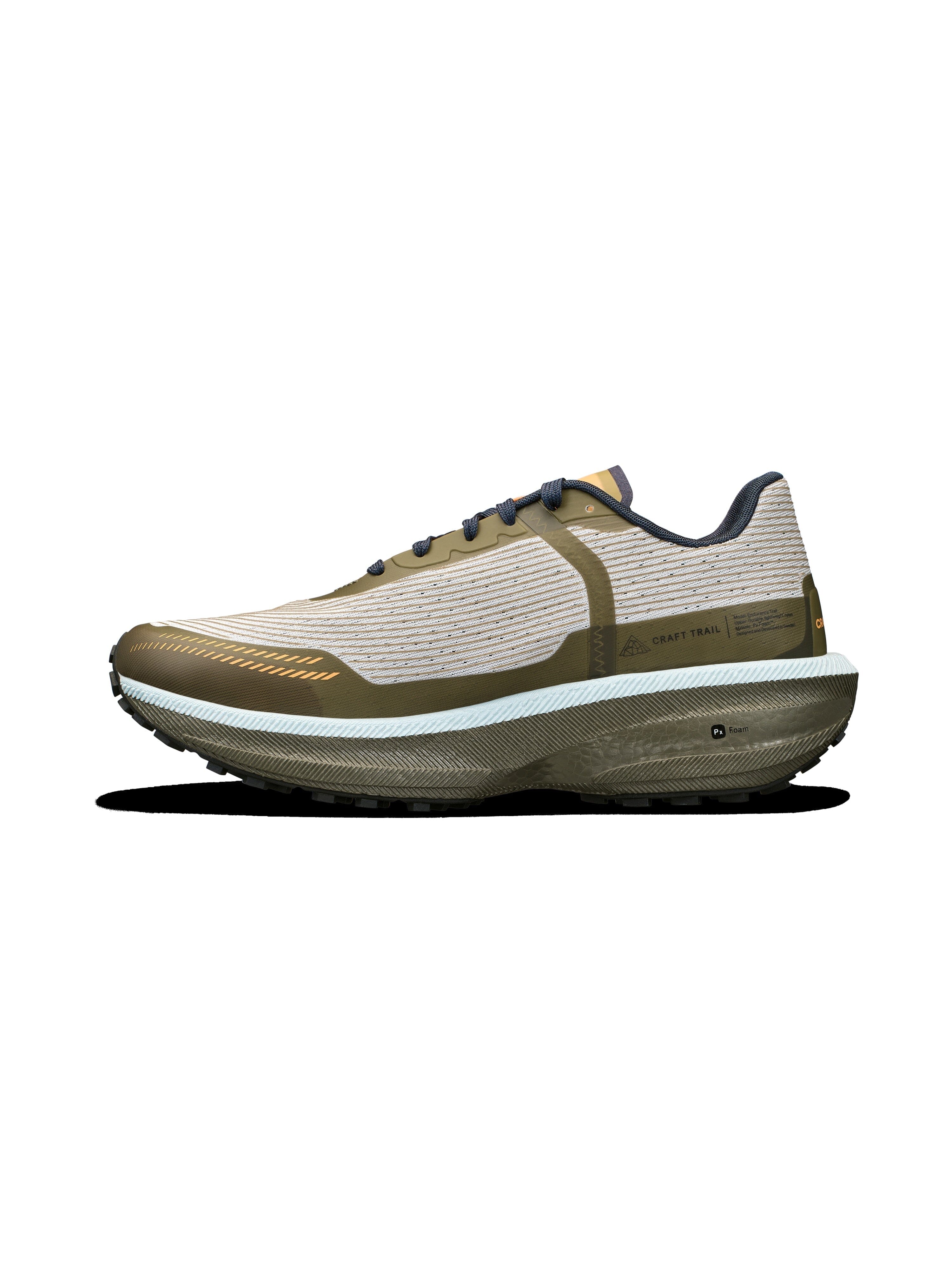 Men's Endurance Trail Running Shoe - Platinum/Rift - Image 2