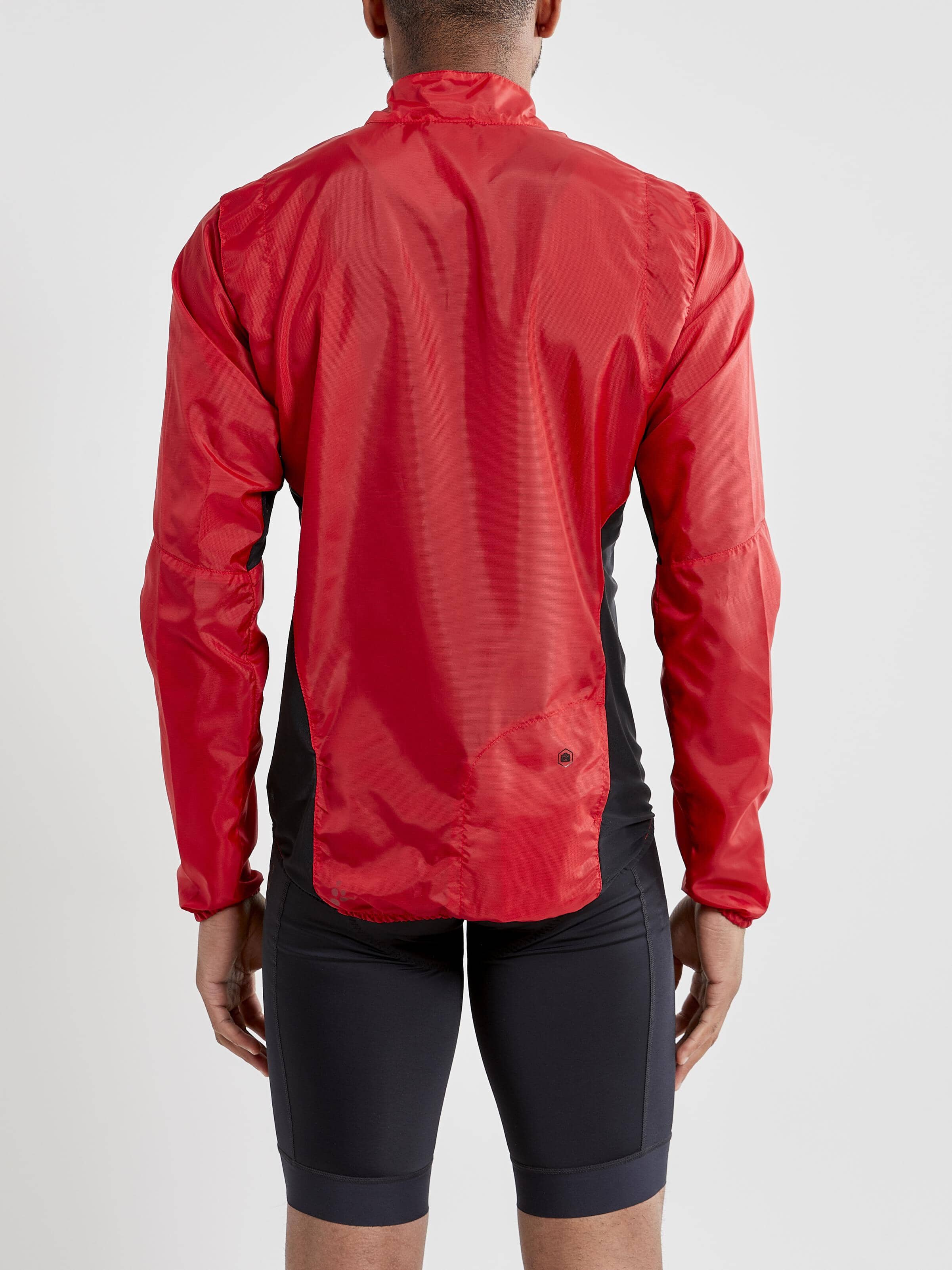 Men's Essence Light Wind Cycling Jacket - BRIGHT RED - Image 6